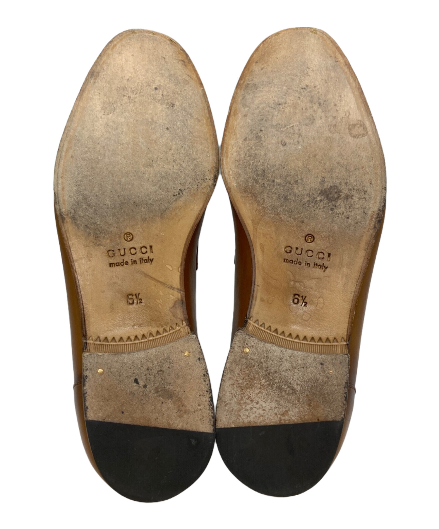 中古・古着通販】GUCCI (グッチ) ヨルダーンホースビットローファー