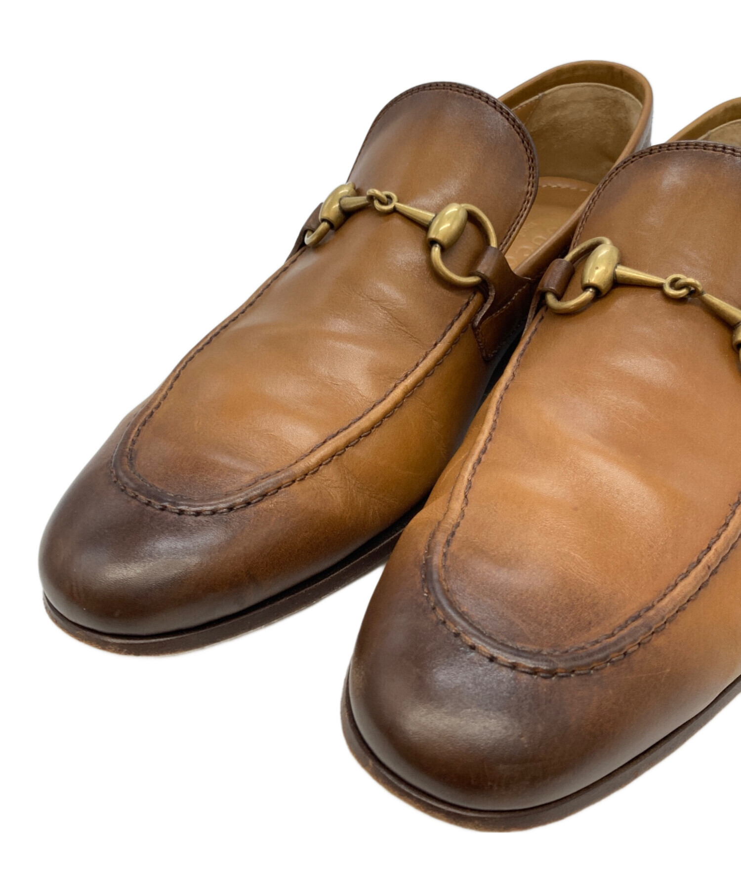 中古・古着通販】GUCCI (グッチ) ヨルダーンホースビットローファー