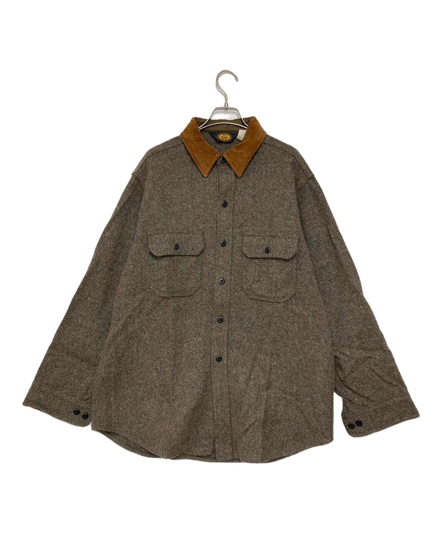 中古・古着通販】WOOLRICH (ウールリッチ) 80sシャツジャケット グレー