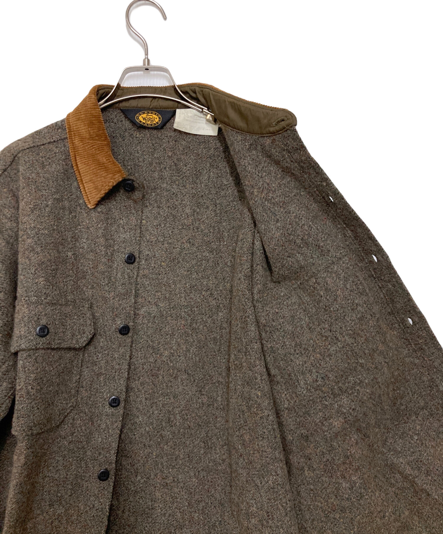 中古・古着通販】WOOLRICH (ウールリッチ) 80sシャツジャケット グレー