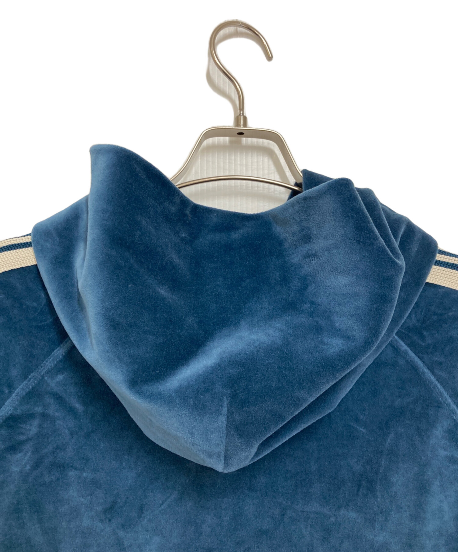 Needles ベルベットパーカー XL 青 中古・古着通販】Needles (ニードルズ) Track Hoody - C/Pe Velour