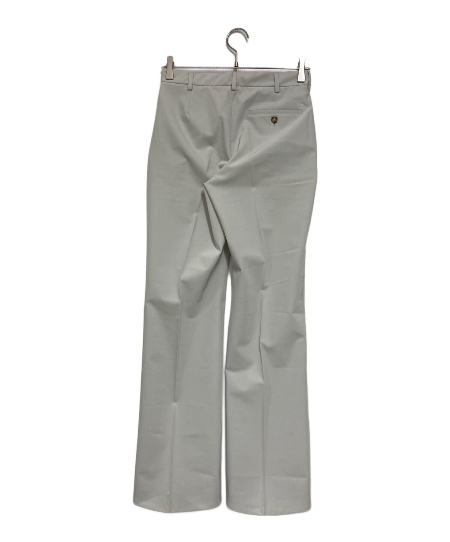 中古・古着通販】PRADA (プラダ) フレアスラックス ホワイト サイズ:38