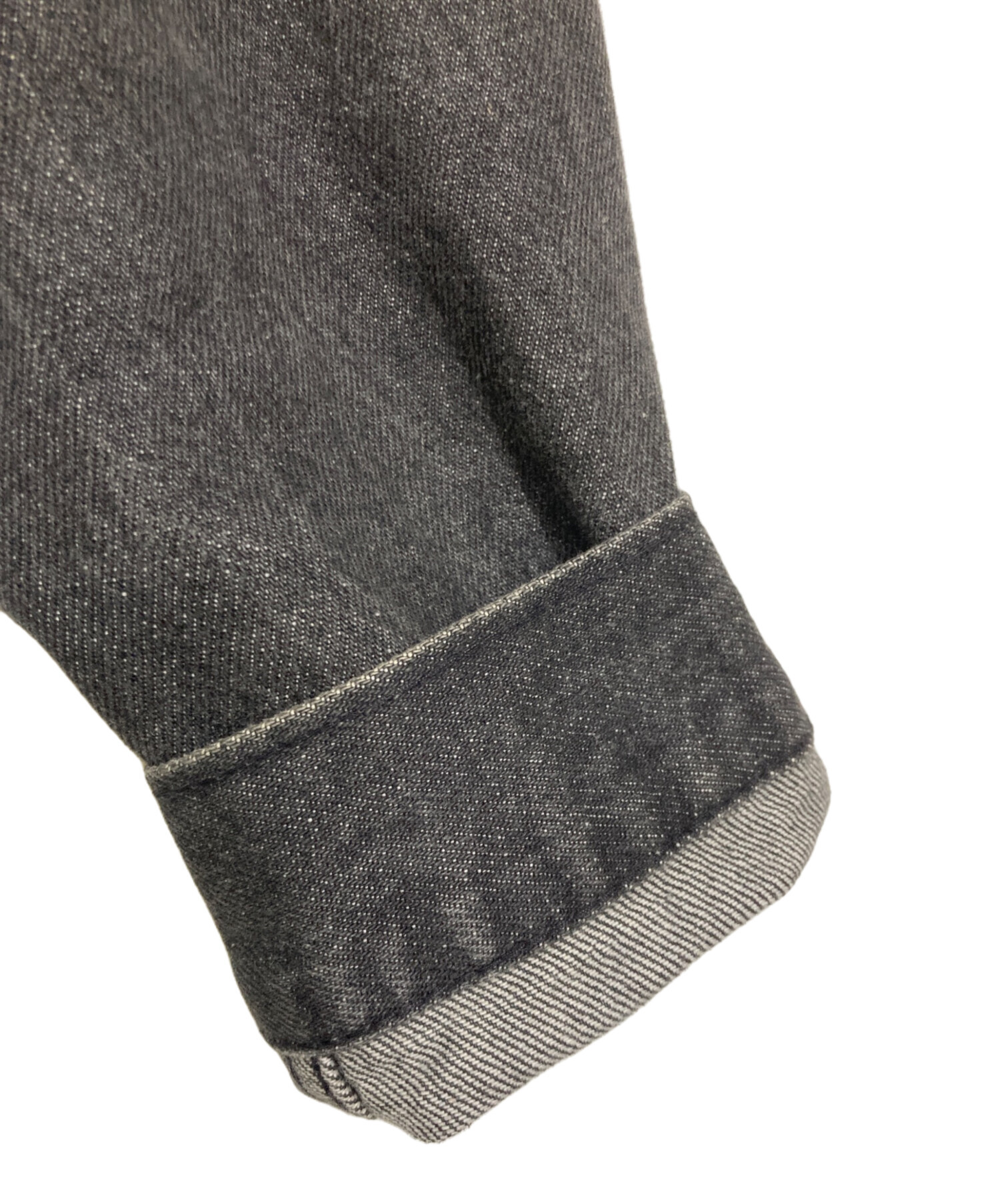 中古・古着通販】LEVI'S (リーバイス) 先染めブラック デニム