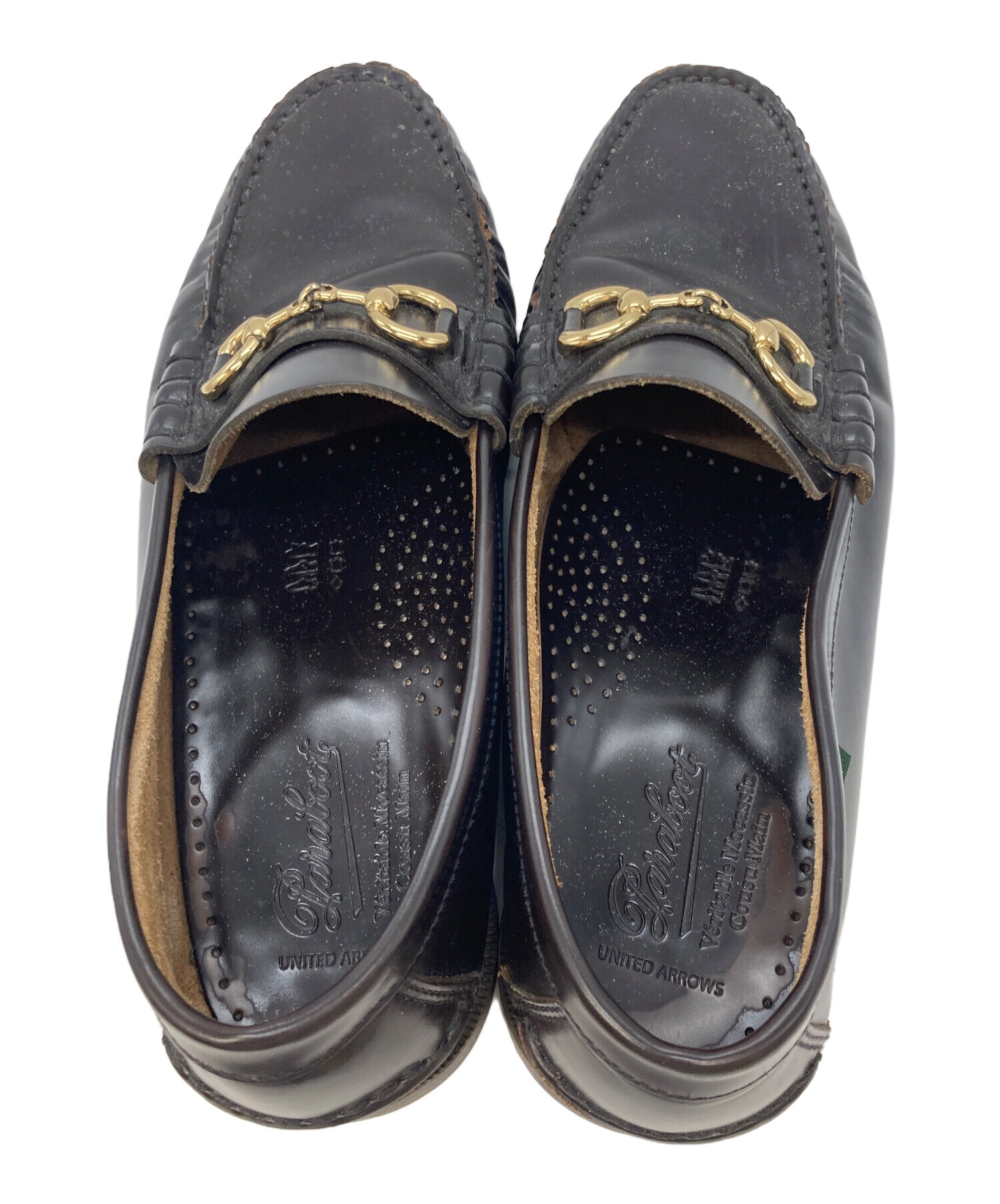 中古・古着通販】PARABOOT (パラブーツ) ビットローファー ブラウン 