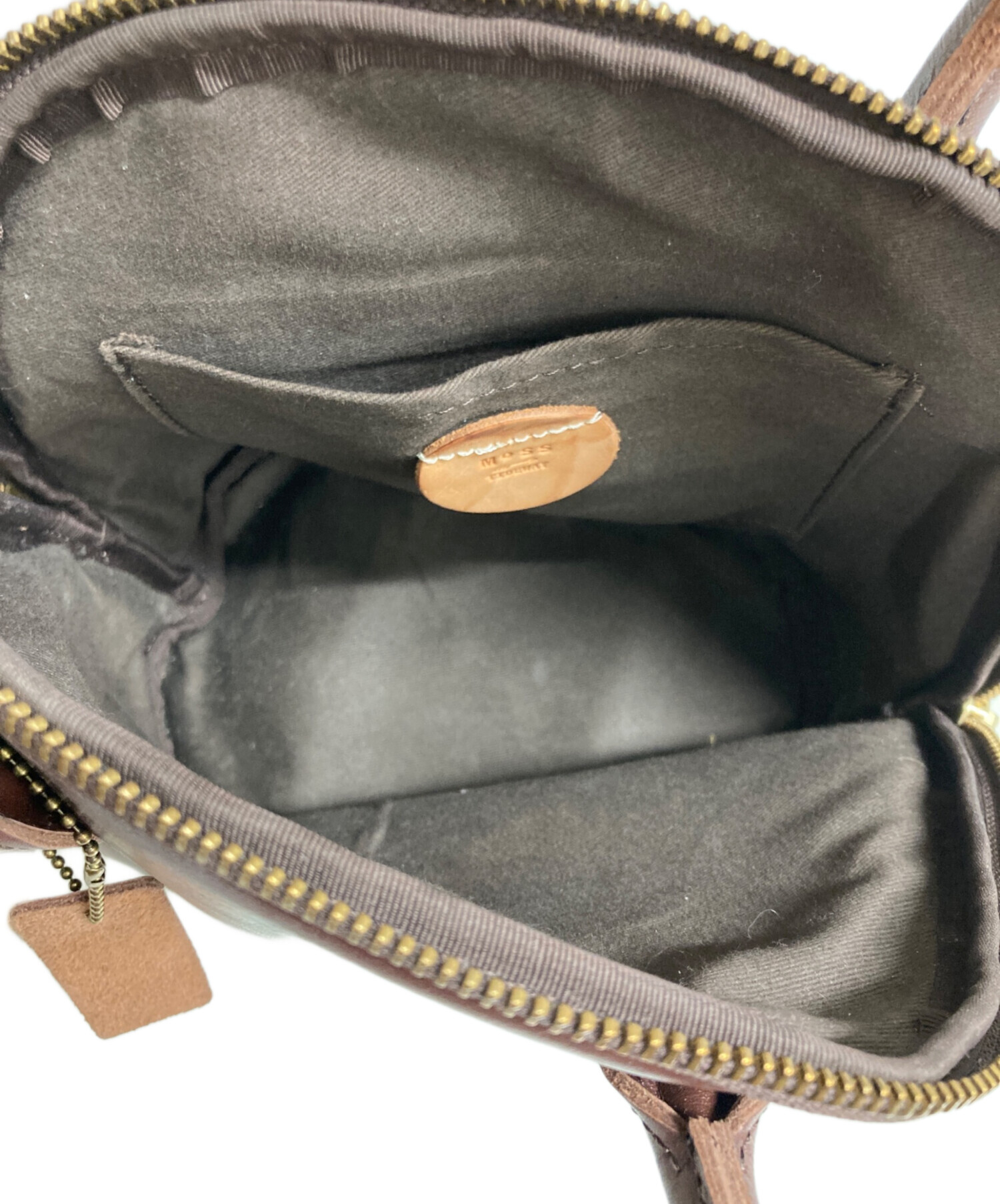 中古・古着通販】TIDE WAY (タイドウェイ) レザーハンドバッグ