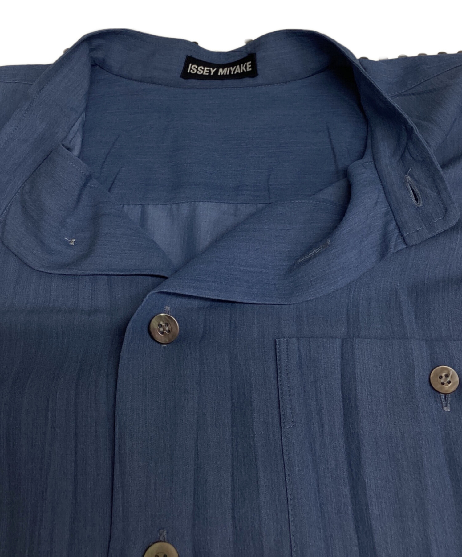 中古・古着通販】ISSEY MIYAKE (イッセイミヤケ) ワイドバンドカラー