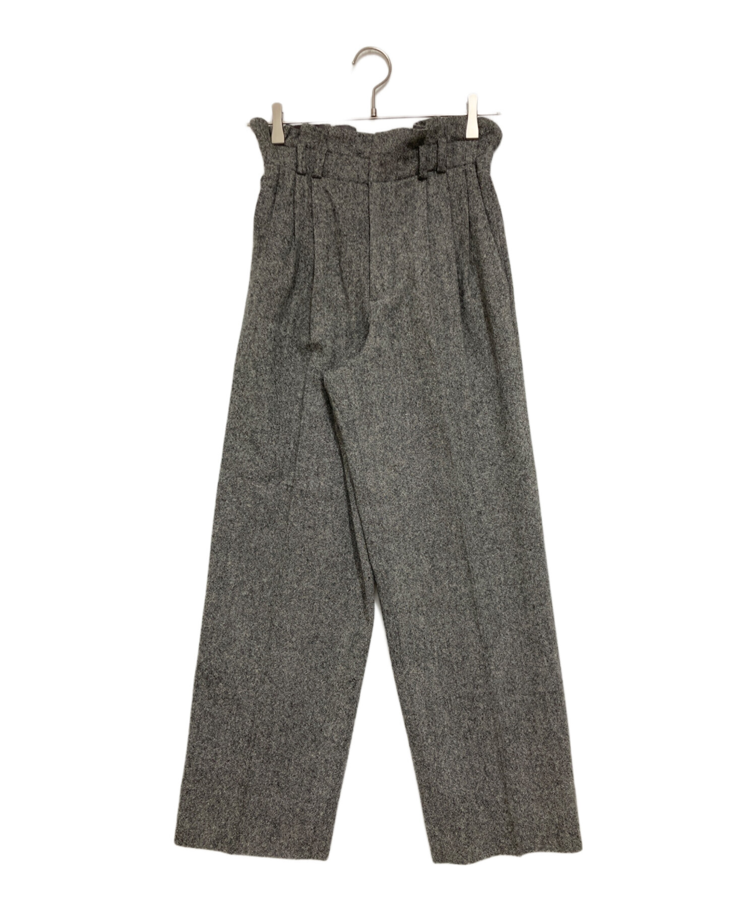 中古・古着通販】cygne (シーニュ) ウエストギャザータックパンツ 