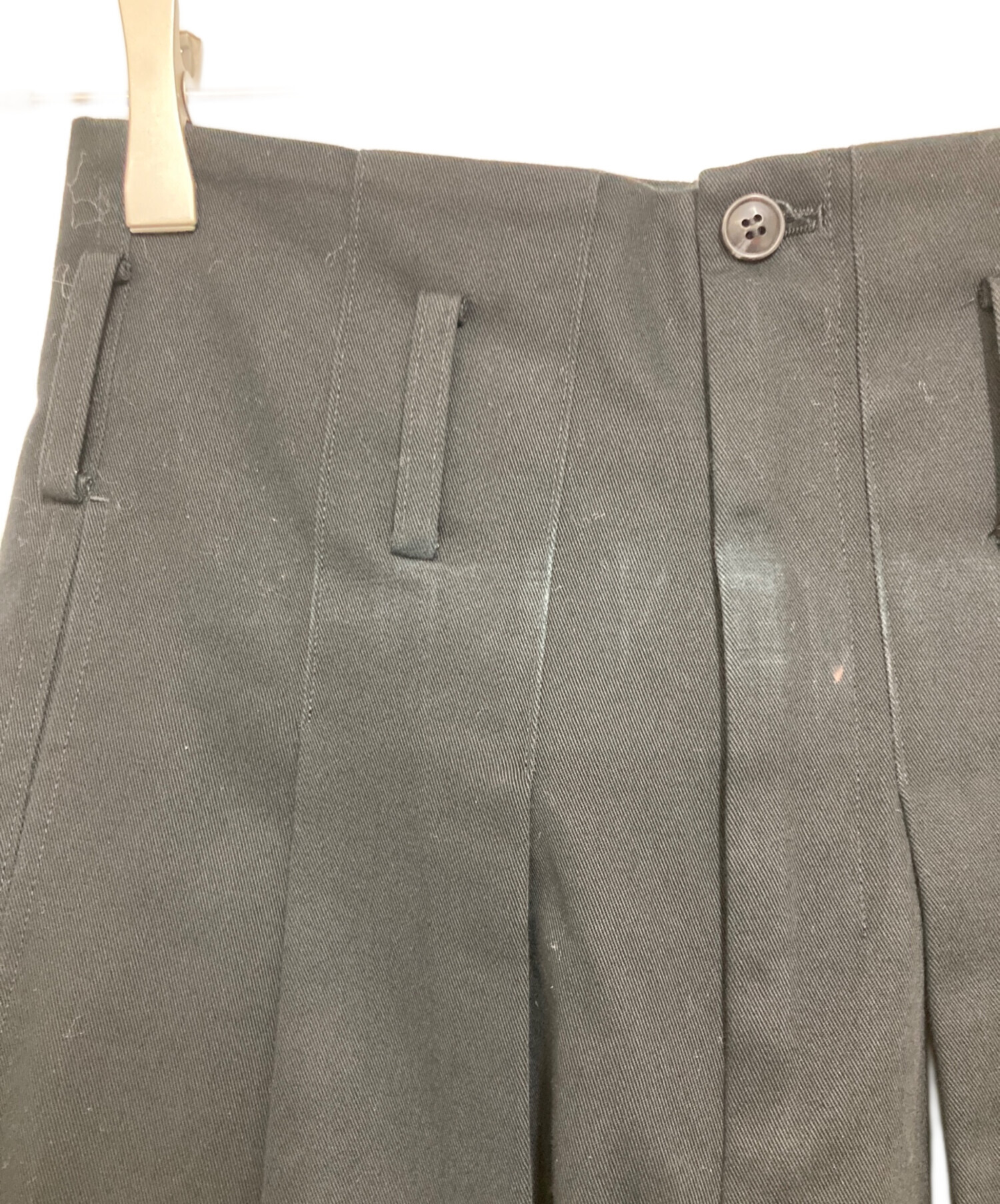 中古・古着通販】cygne (シーニュ) チノワイドパンツ Eric ブラック
