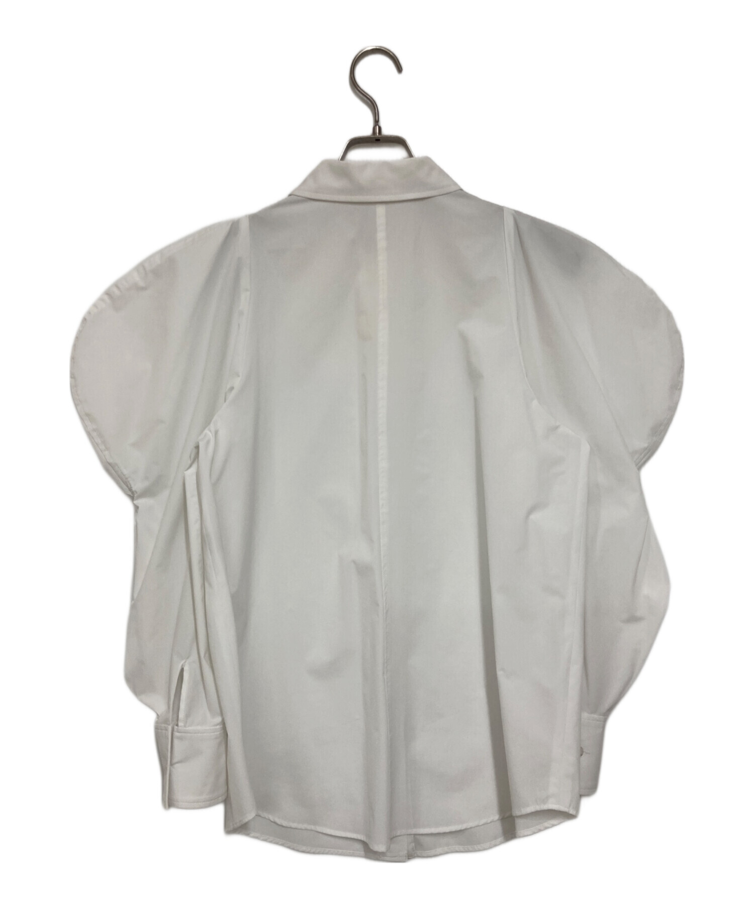 中古・古着通販】cygne (シーニュ) 比翼パワショルシャツブラウス