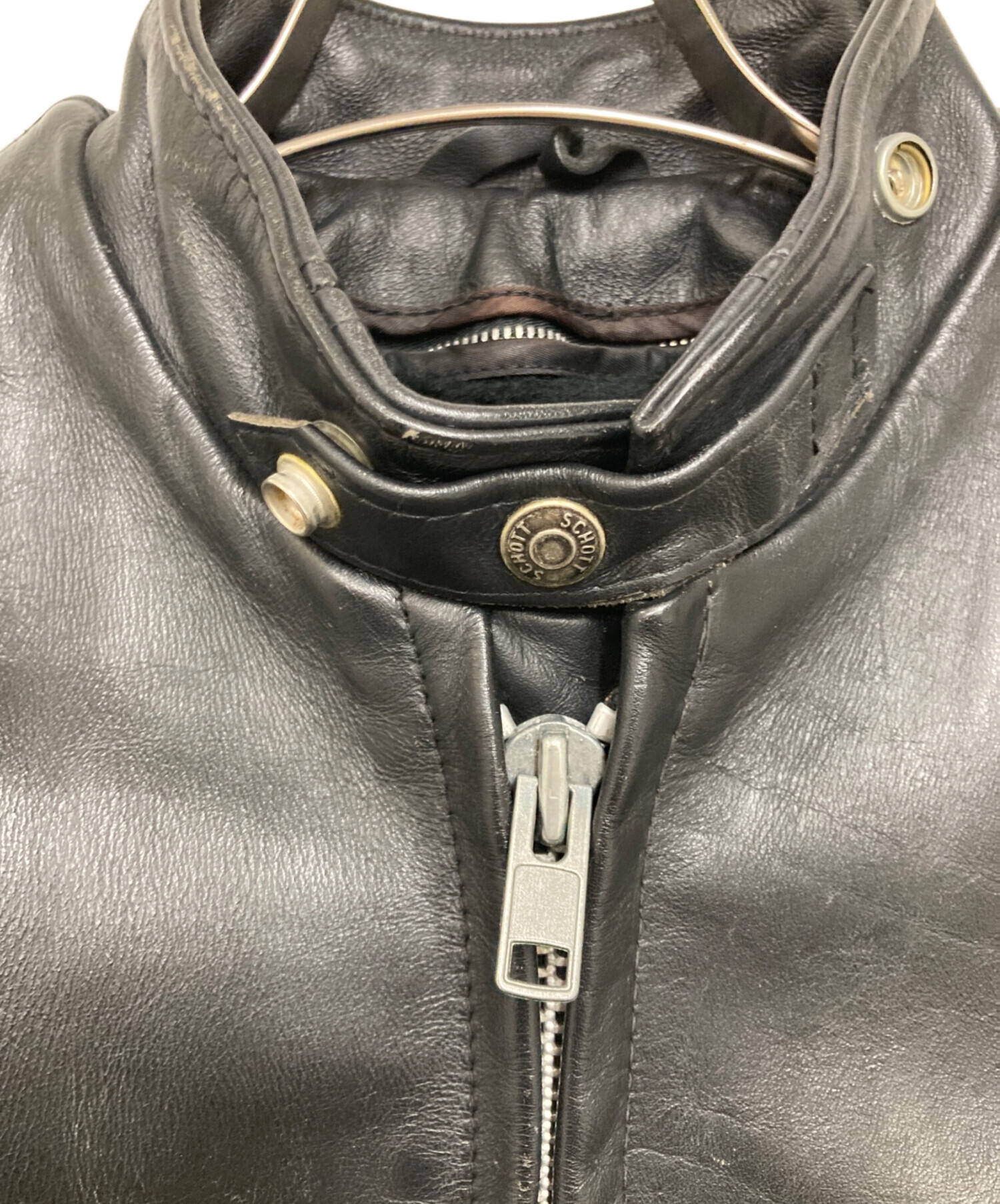 中古・古着通販】Schott (ショット) ライナー付シングルライダース