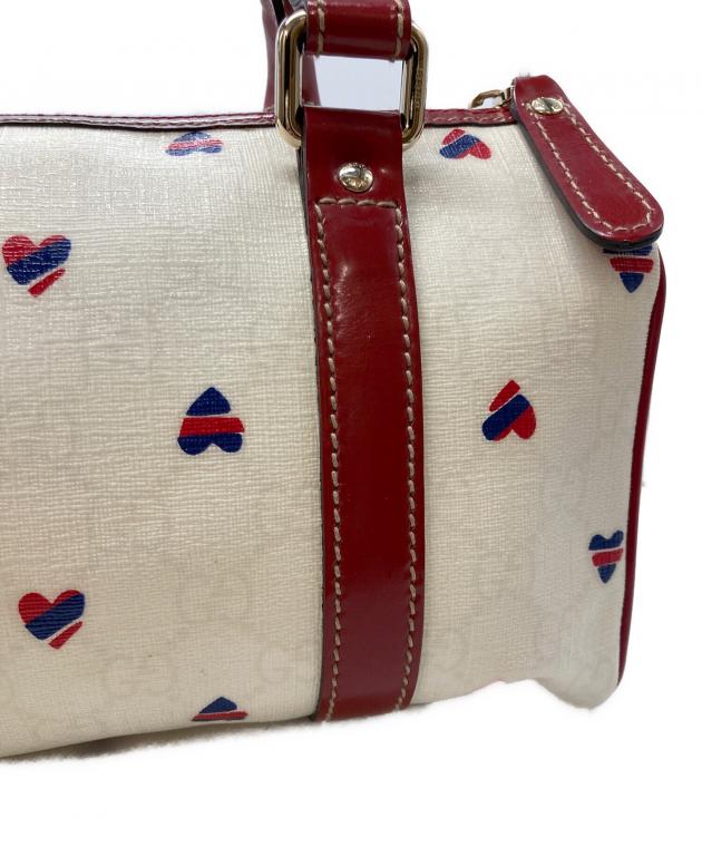 中古・古着通販】GUCCI (グッチ) ジョイハートミニボストンバッグ
