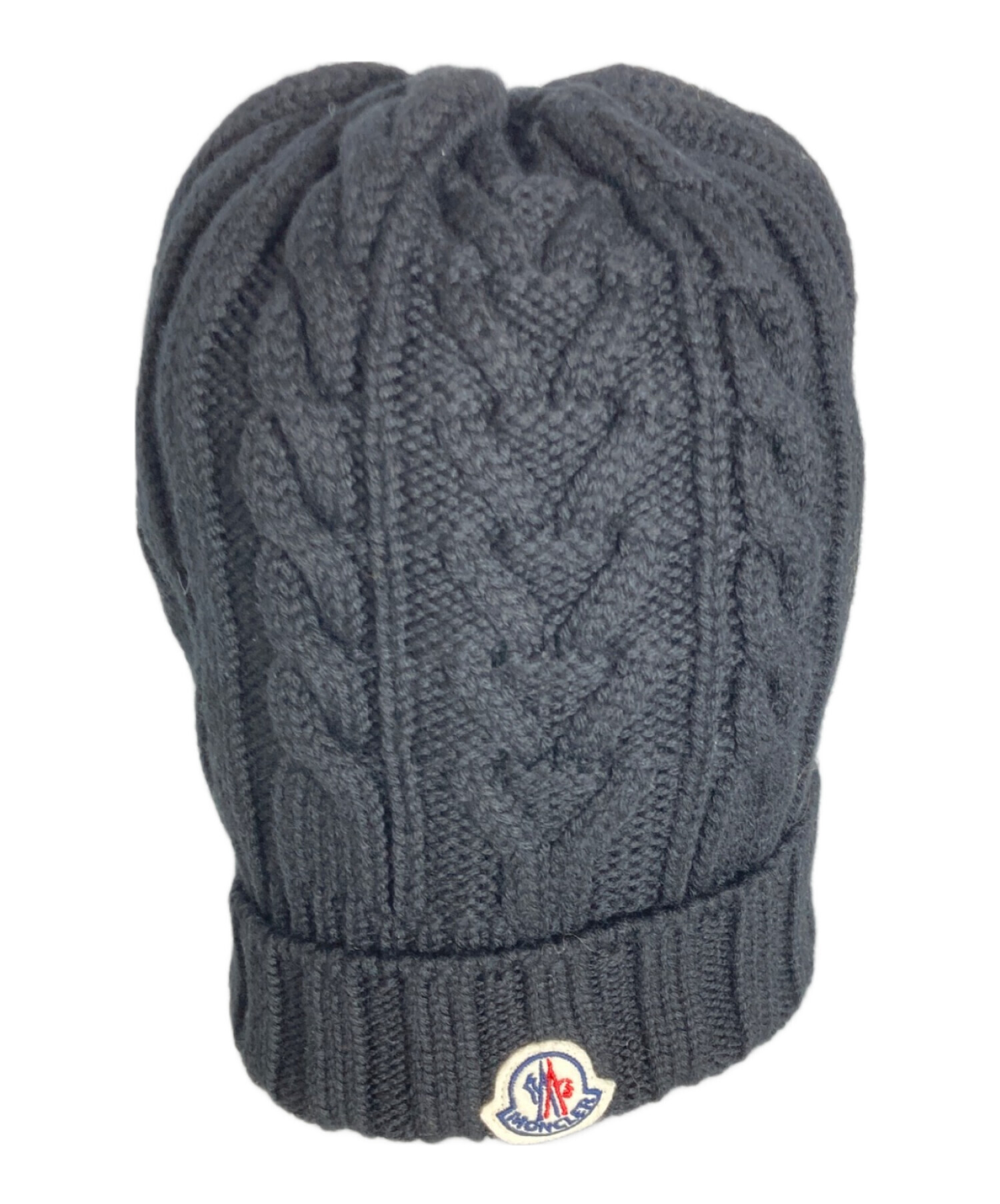 中古・古着通販】MONCLER (モンクレール) ニット帽 ブラック｜ブランド