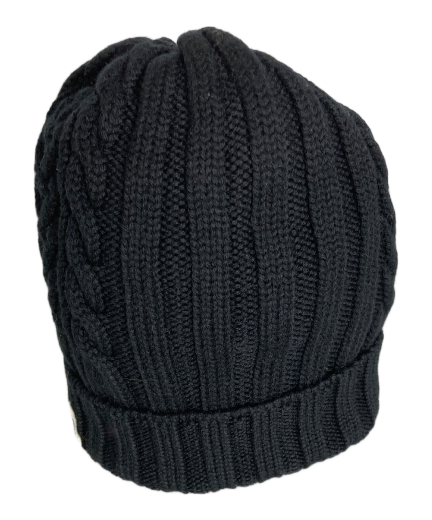 中古・古着通販】MONCLER (モンクレール) ニット帽 ブラック｜ブランド