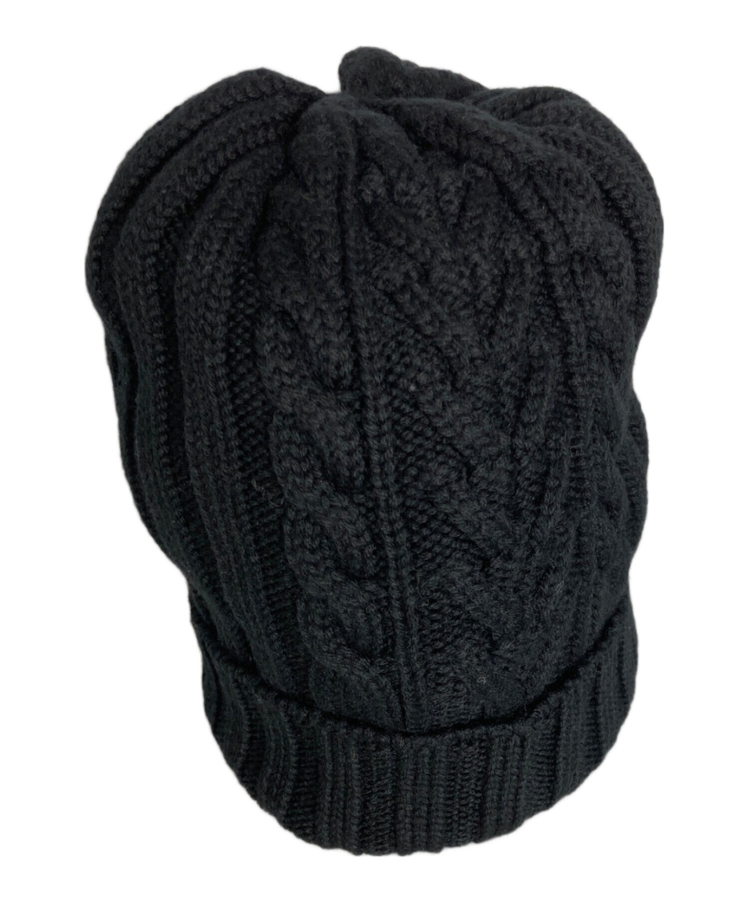 中古・古着通販】MONCLER (モンクレール) ニット帽 ブラック｜ブランド