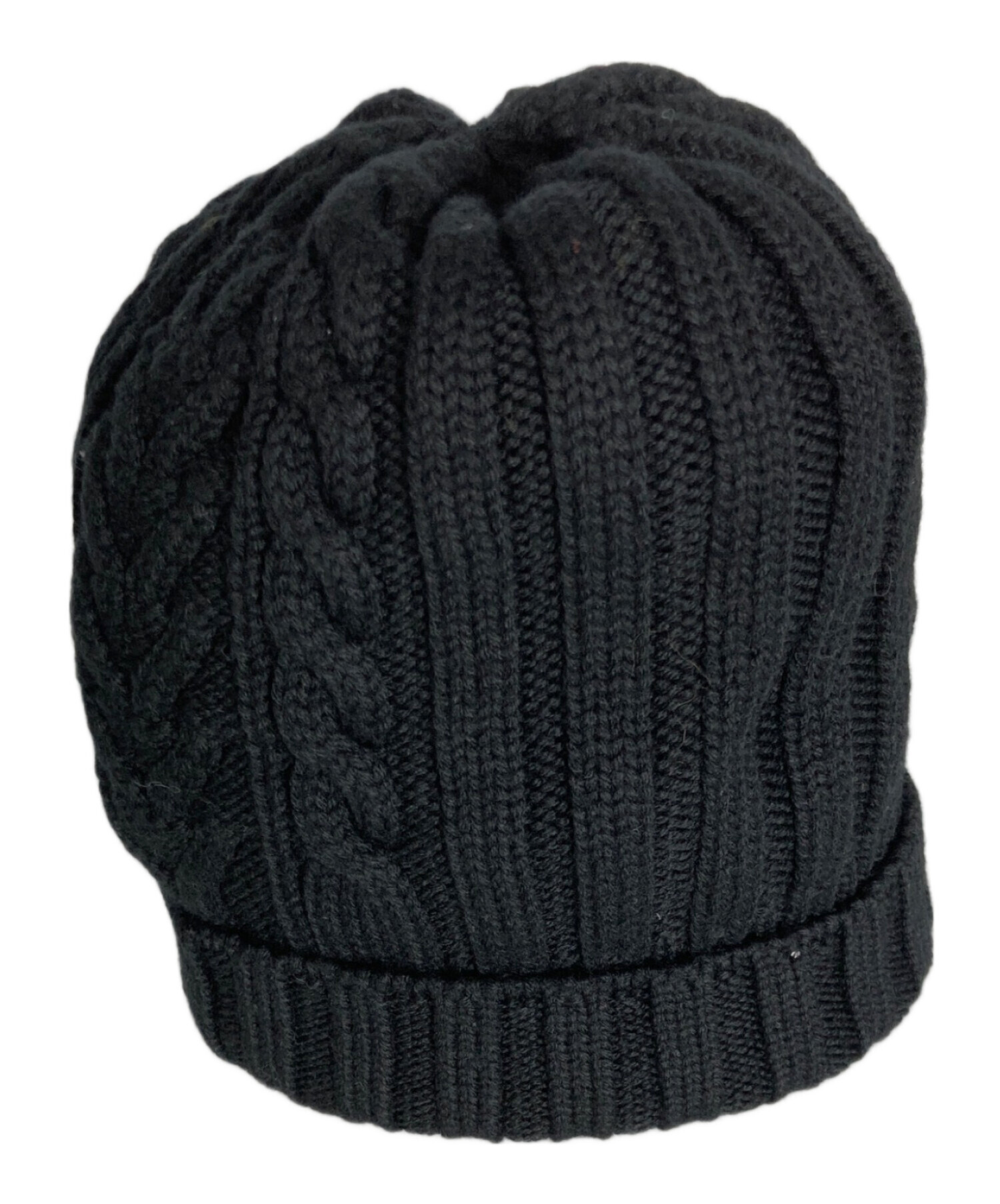 中古・古着通販】MONCLER (モンクレール) ニット帽 ブラック｜ブランド