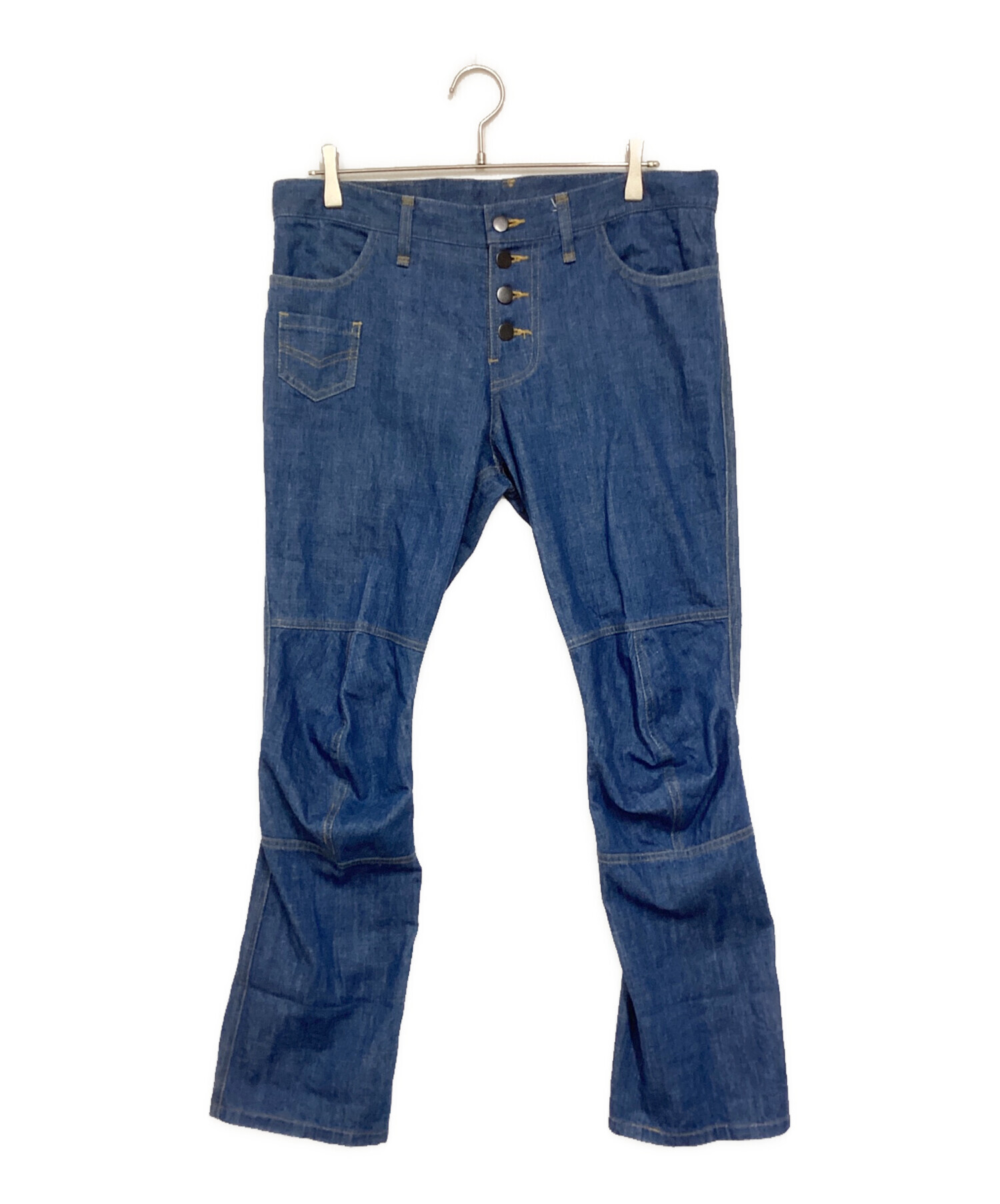 中古・古着通販】NEMETH (ネメス) 立体裁断デニムパンツ インディゴ