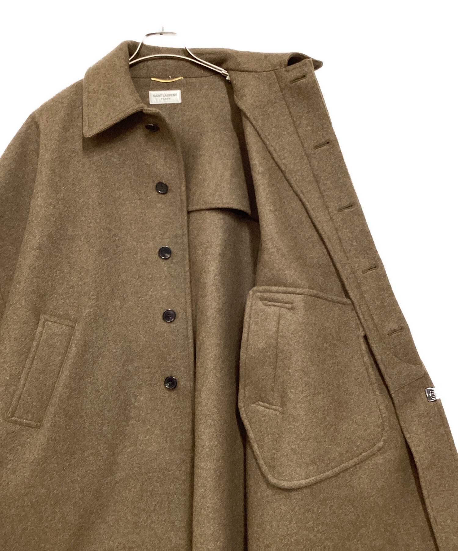 サンローラン パリ　ポンチョ コート　42 SAINTLAURENT PARIS 中古・古着通販】Saint Laurent Paris (サンローランパリ) ケープ