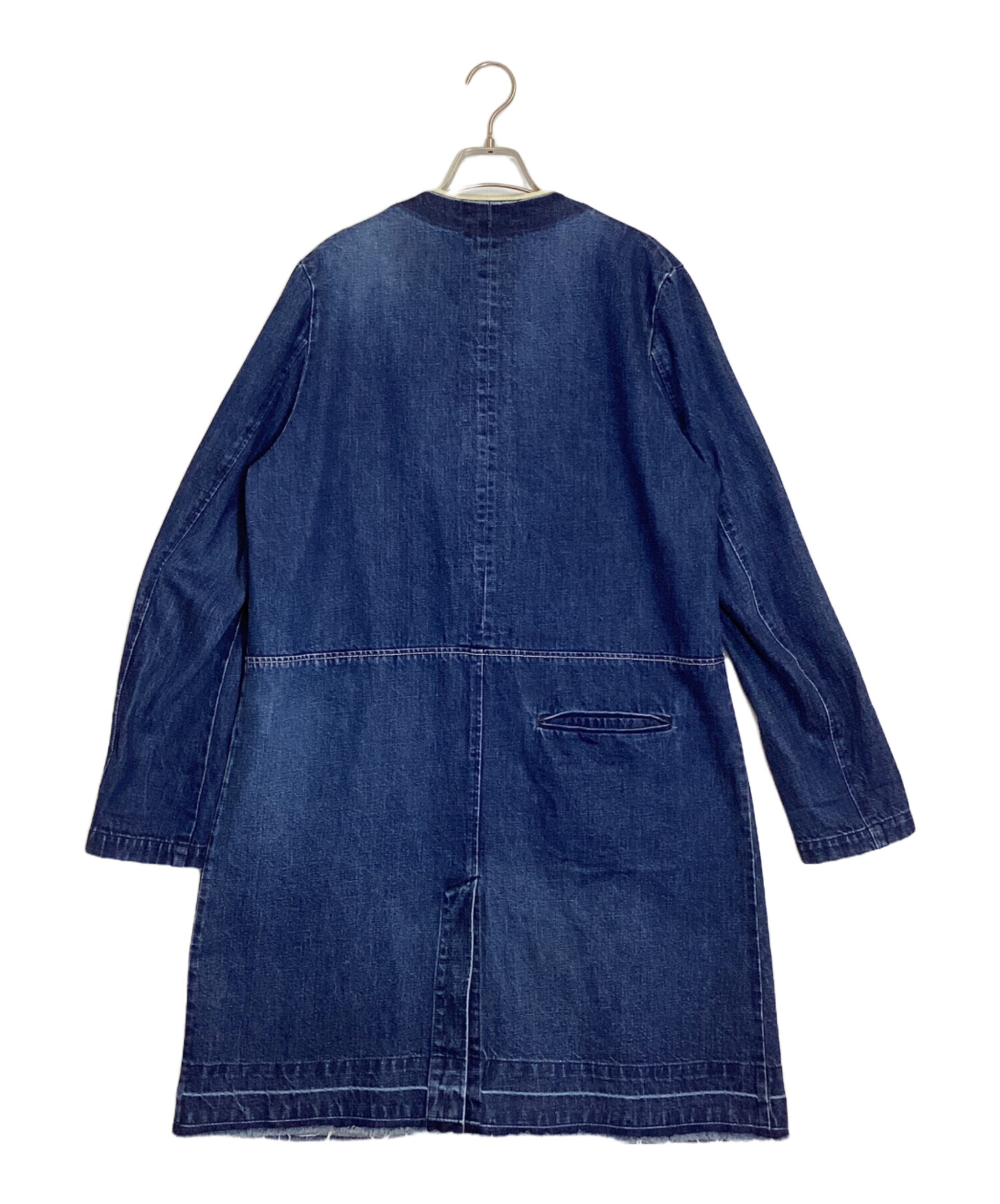 John UNDERCOVER 17AW インディゴデニムチェスターコート 中古・古着通販】JohnUNDERCOVER (ジョンアンダーカバー) カットオフ