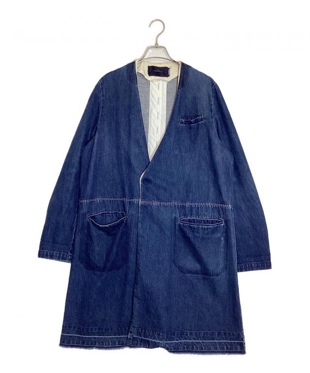 John UNDERCOVER 17AW インディゴデニムチェスターコート 中古・古着通販】JohnUNDERCOVER (ジョンアンダーカバー) カットオフ