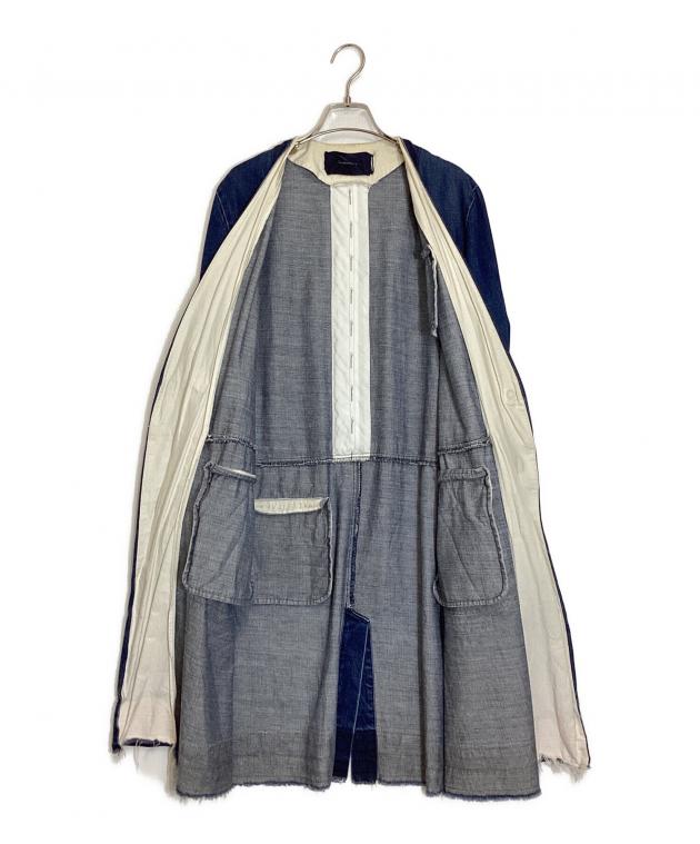John UNDERCOVER 17AW インディゴデニムチェスターコート 中古・古着通販】JohnUNDERCOVER (ジョンアンダーカバー) カットオフ