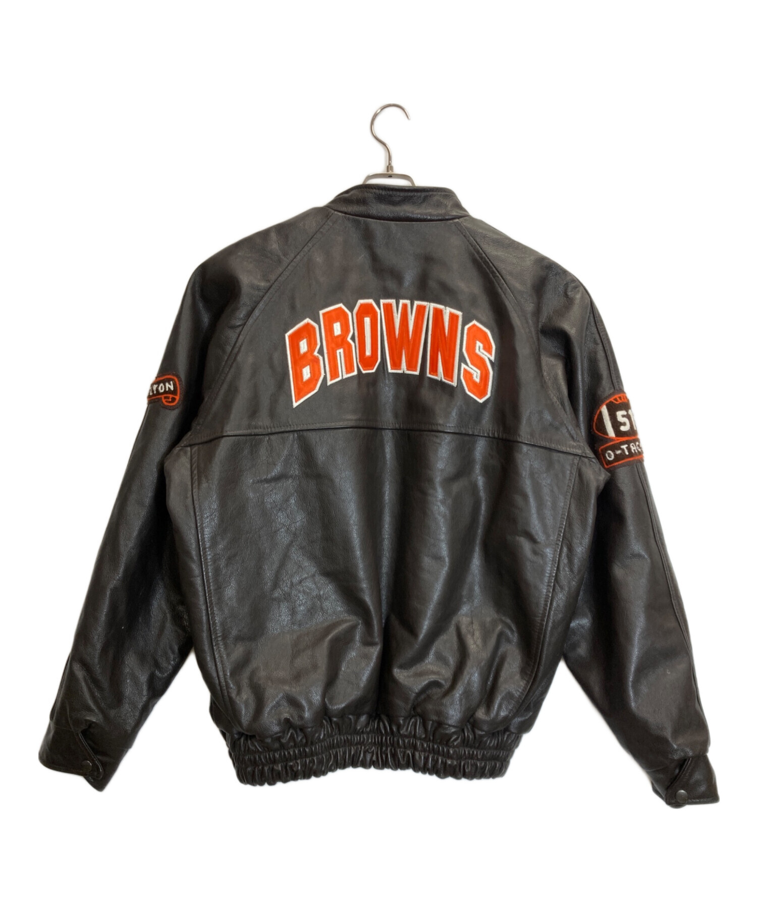 アメリカ古着　80s90s カナダ製　ホンダ レザー調ジャケット　ヴィンテージ 中古・古着通販】CANADA SPORTSWEAR (カナダ スポーツウェア) パッチ
