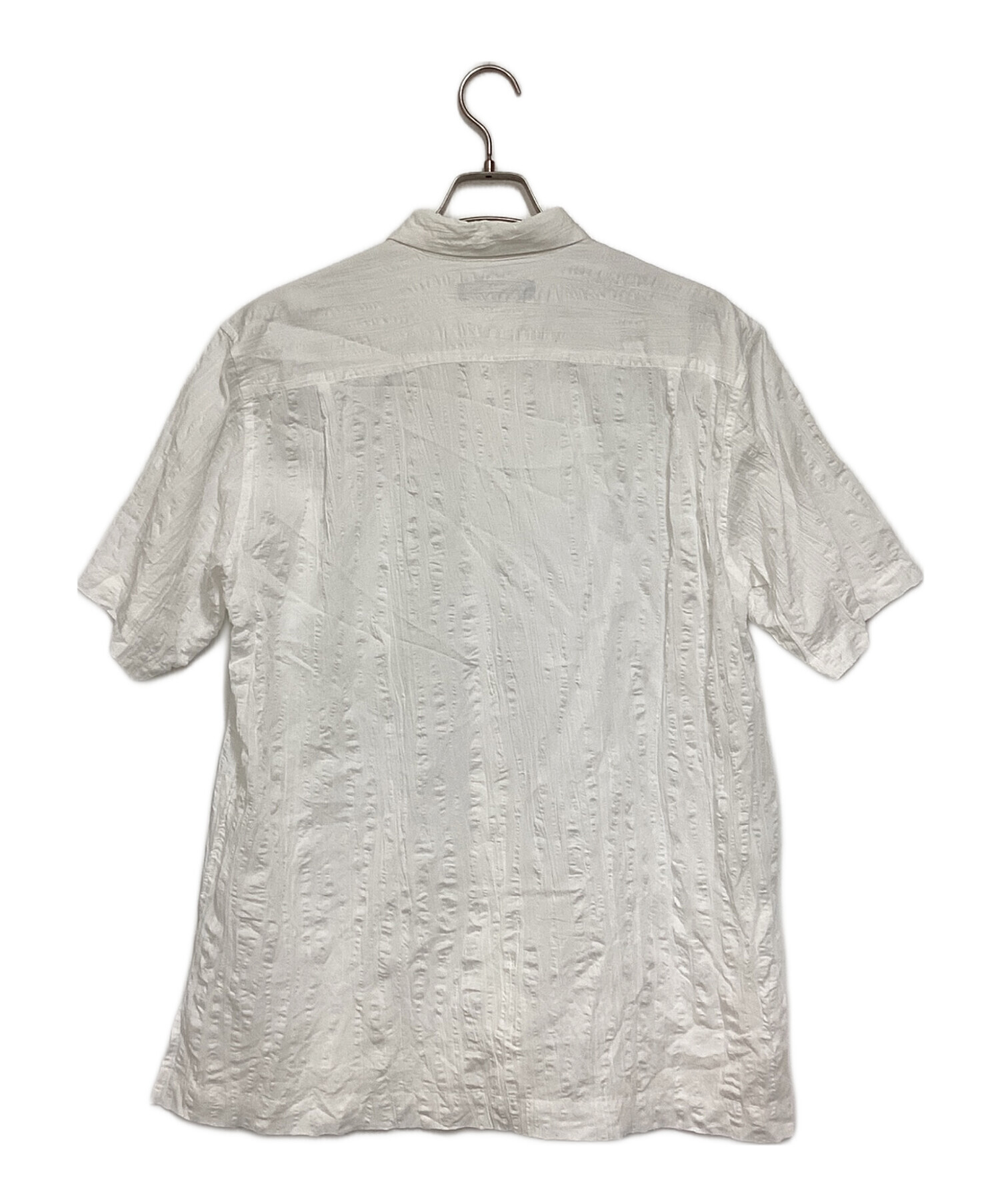ISSEY MIYAKE イッセイミヤケ ブラウス サイズ- シワ加工 メッシュ シャツ ノースリーブ カットソー ブランド古着【中古】20240307/GP4461 ISSEY MIYAKE - ISSEY MIYAKE イッセイミヤケ ブラウス サイズ- シワ