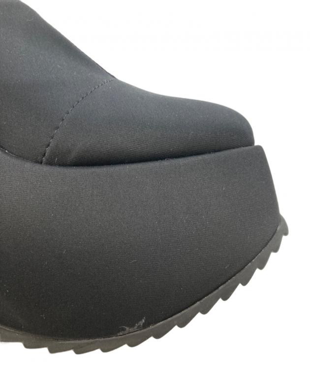 中古・古着通販】YELLO (イエロ) TOKYO BLACK PLATFORM SHORT BOOTS