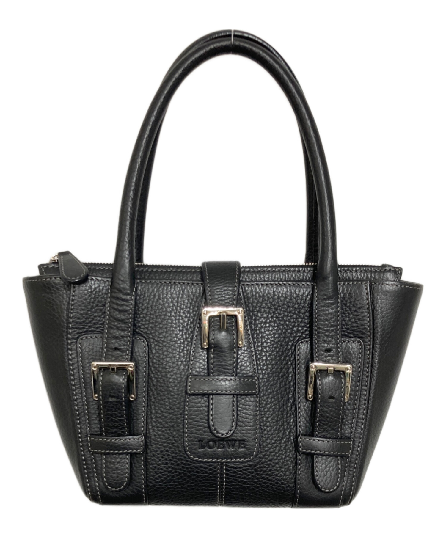 希少 ロエベ LOEWE センダ ワンショルダー ハンドバッグ ワンハンド 中古・古着通販】LOEWE (ロエベ) センダ ハンドバッグ ブラック サイズ