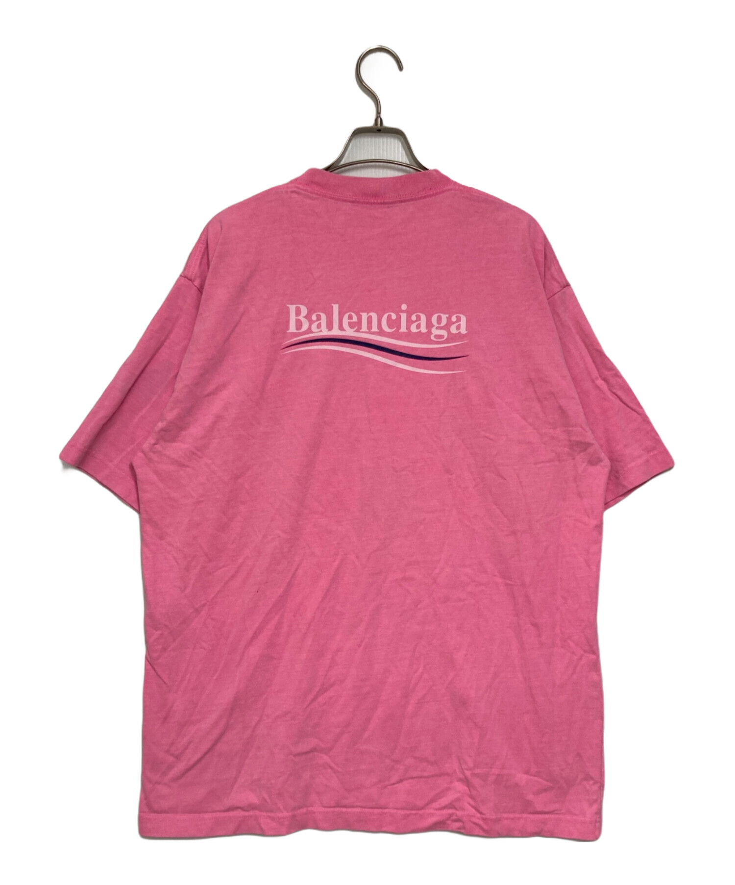 バレンシアTシャツピンク BALENCIAGA（バレンシアガ）Tシャツ・カットソー ピンク サイズ:S
