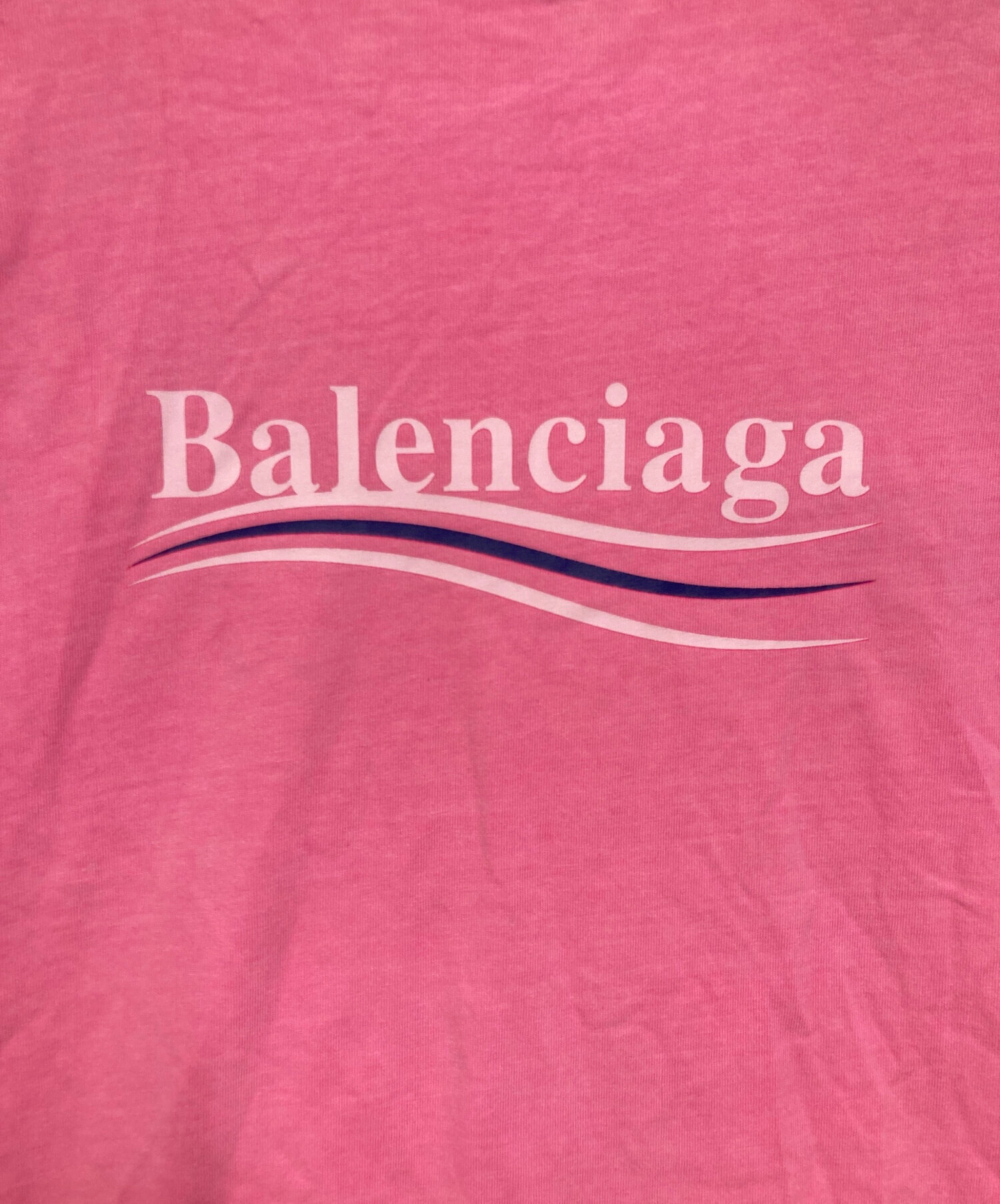 中古・古着通販】BALENCIAGA (バレンシアガ) キャンペーンロゴTシャツ