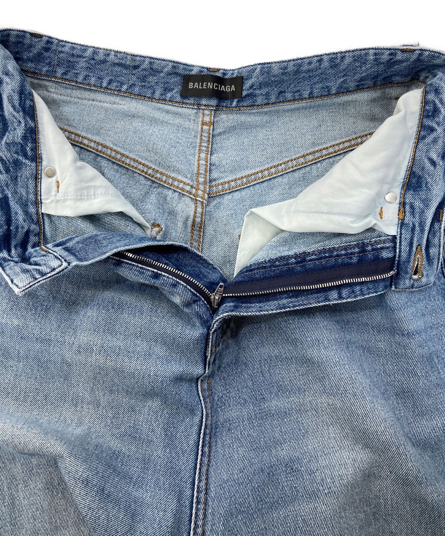 中古・古着通販】BALENCIAGA (バレンシアガ) LOW CROTCH JEANS バギー