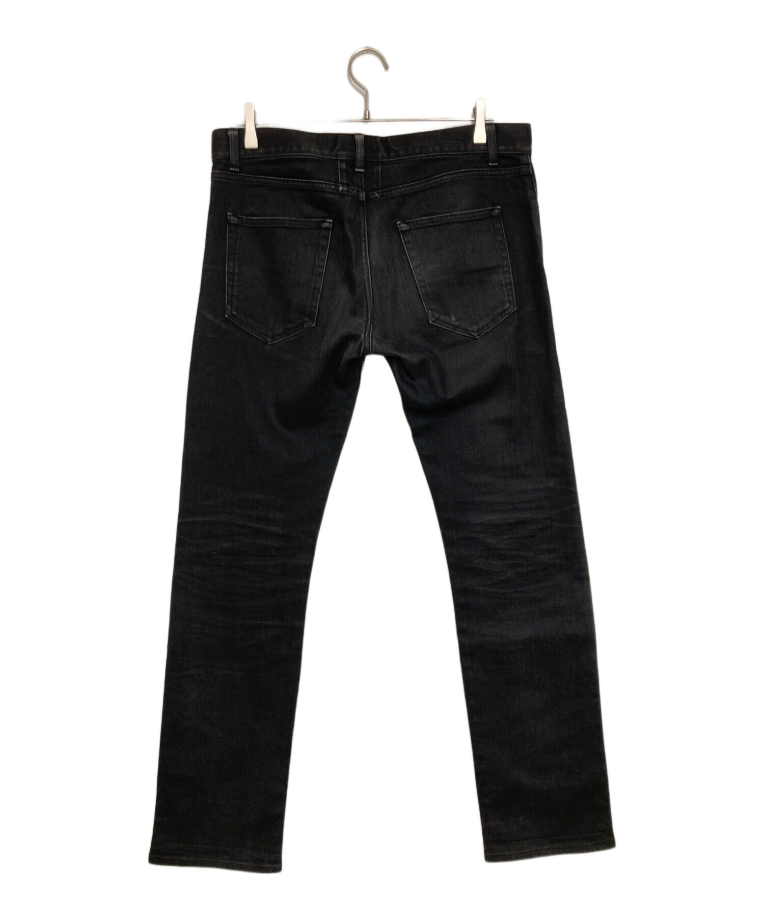 希少 サンローラン パリ 上質 ストレート ボタンフライ デザイン デニムパンツ 中古・古着通販】Saint Laurent Paris (サンローランパリ) ボタン