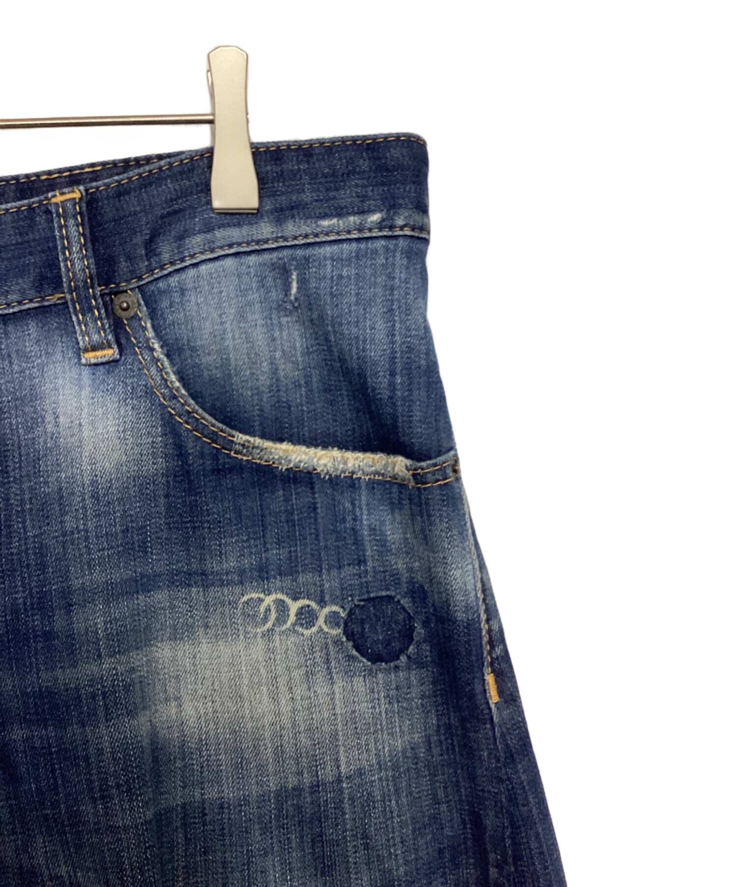 中古・古着通販】DSQUARED2 (ディースクエアード) ダメージ加工デニム