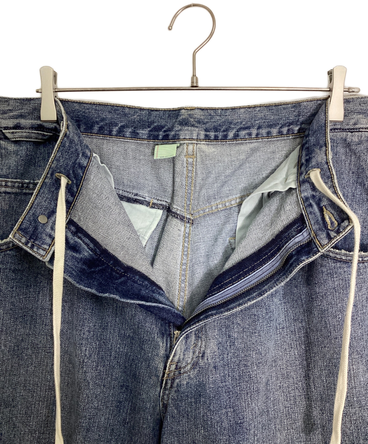 SSZ - 裏KURSED 552XX ダメージ加工デニムパンツ　BEAMS 中古・古着通販】SSZ (エスエスズィー) 裏KURSED 552XXデニムパンツ