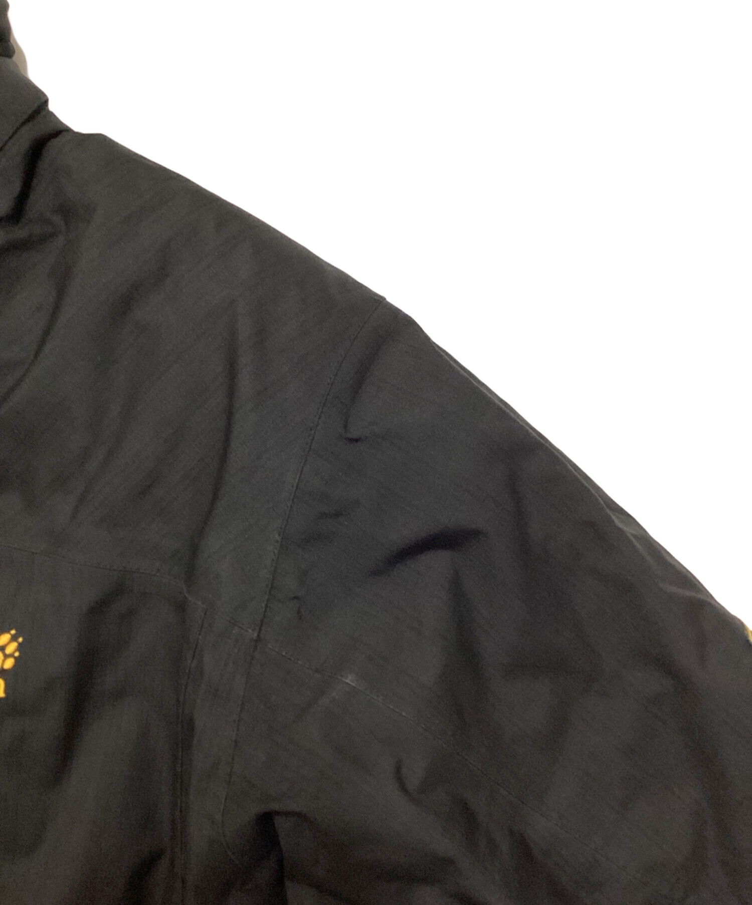 Jack Wolfskin ブラックダウンジャケット　Lサイズ 中古・古着通販】Jack Wolfskin (ジャック ウルフスキン) ダウン