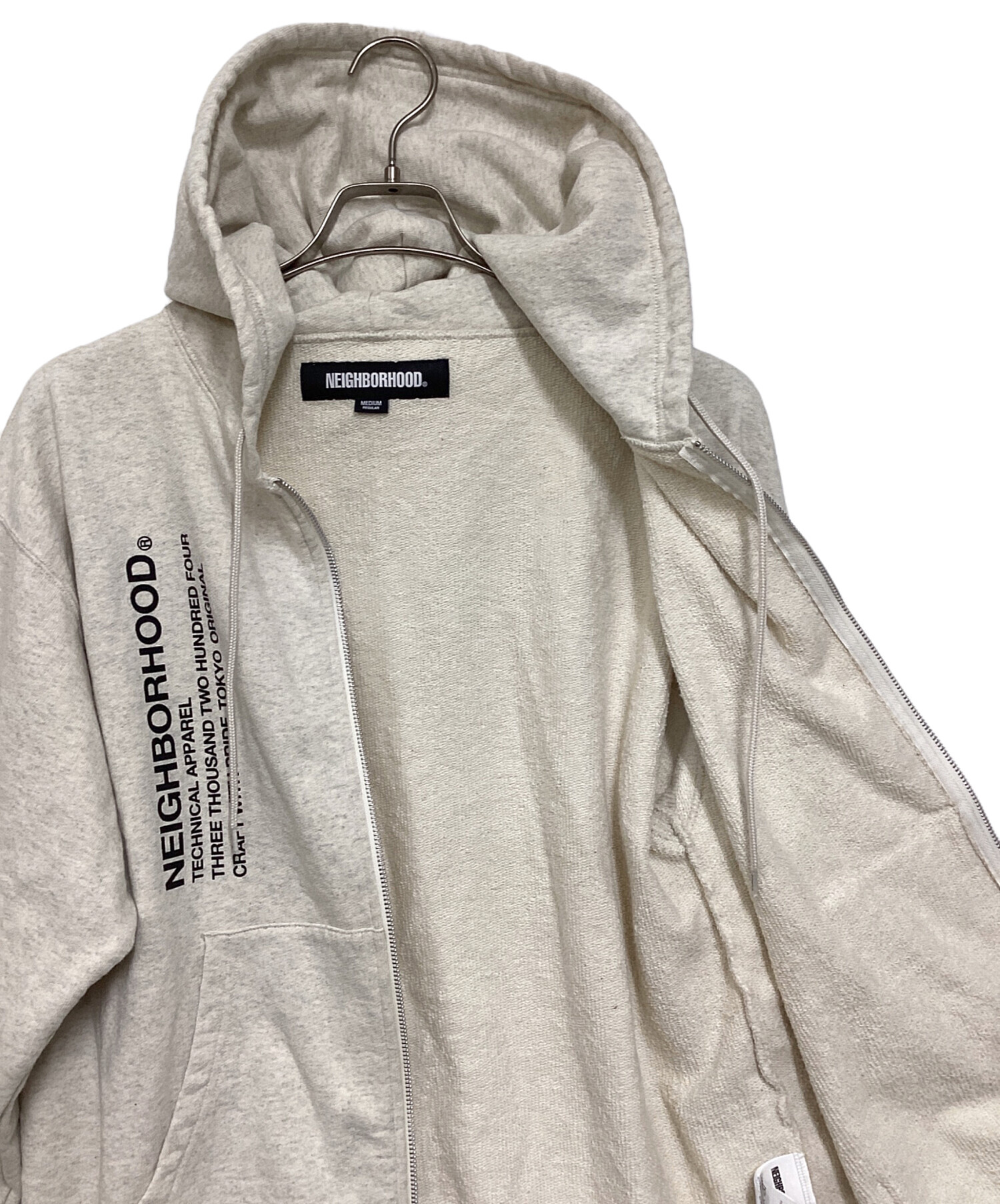 トップス NEIGHBORHOOD SOLID SWEAT ZIP HOODIE LS Neighborhood Solid Sweat Zip Hoodie LS 251UWNH-CSM05 | OVERKILL