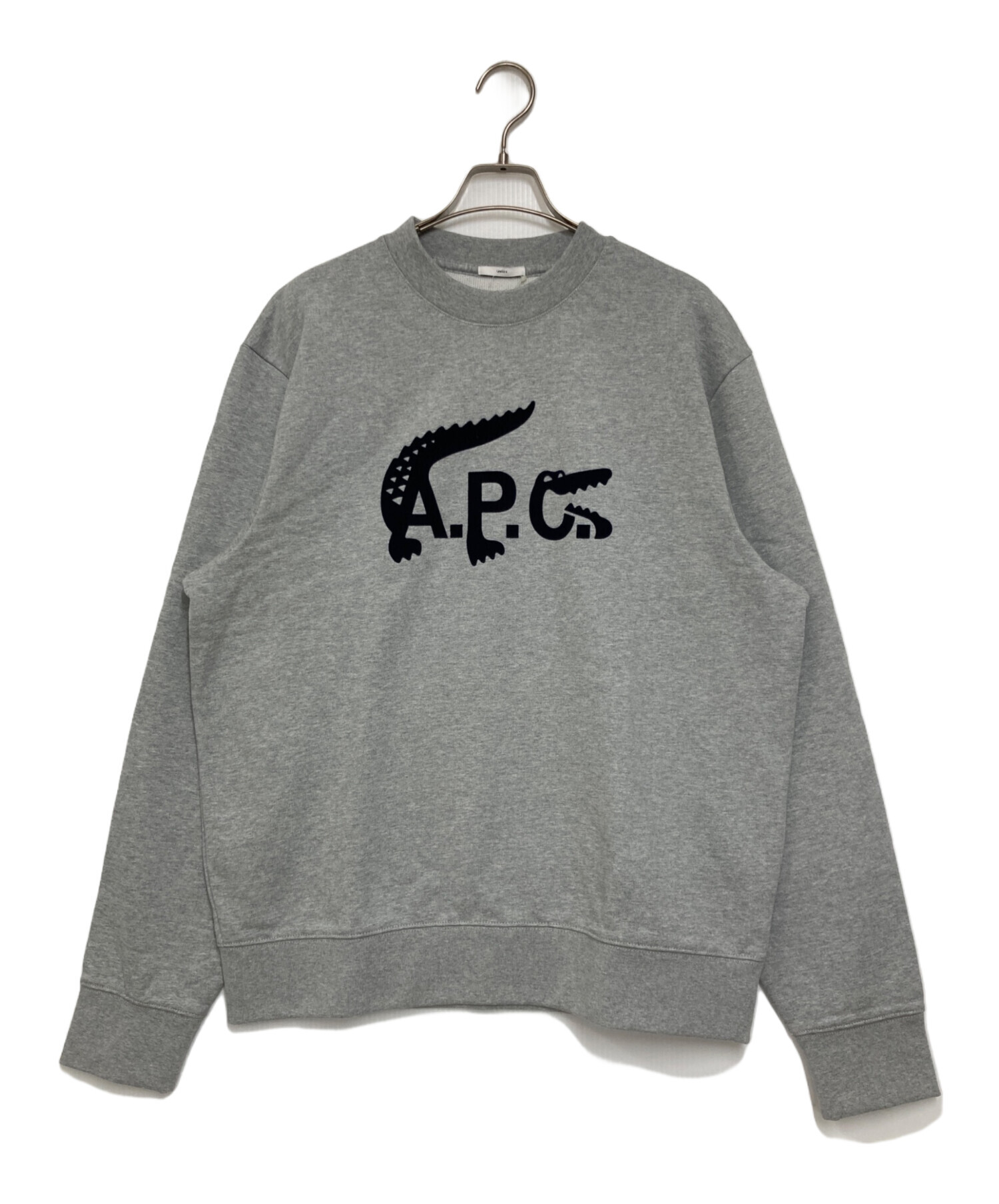 【Lacoste × A.P.C.】クルーネックスウェット M（L相当）美品 中古・古着通販】LACOSTE (ラコステ) A.P.C. (アーペーセー) コラボ
