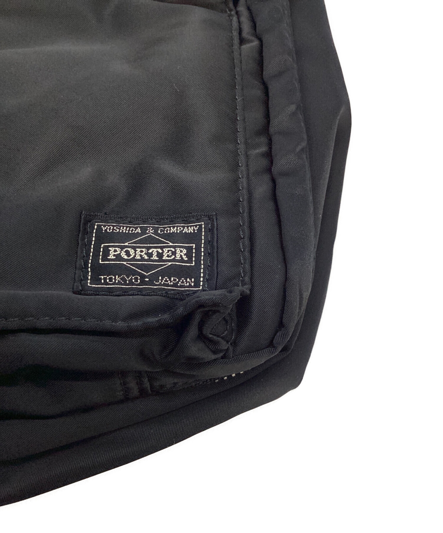 中古・古着通販】PORTER (ポーター) TANKER SLING BAG W zip ブラック