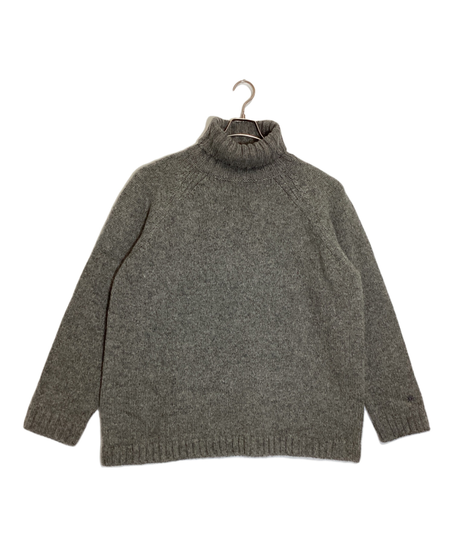 【タグ付未使用】GDC SHETLAND TURTLE KNIT グレー L 中古・古着通販】GDC (ジーディーシー) Shetland Turtle Knit