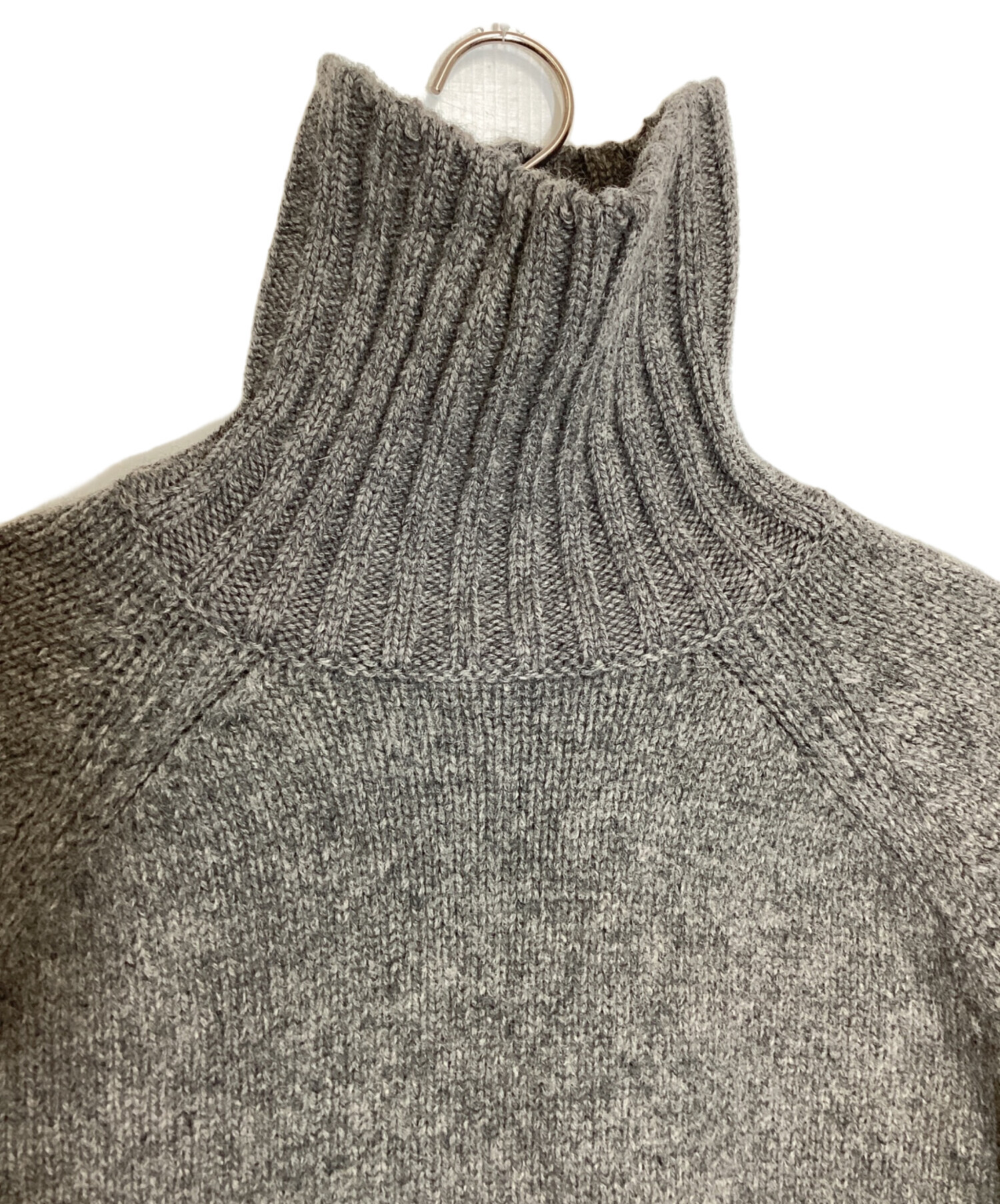 【タグ付未使用】GDC SHETLAND TURTLE KNIT グレー L 中古・古着通販】GDC (ジーディーシー) Shetland Turtle Knit