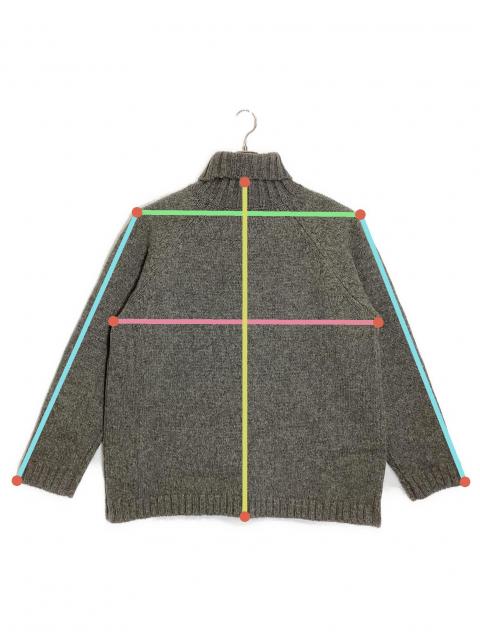 中古・古着通販】GDC (ジーディーシー) Shetland Turtle Knit
