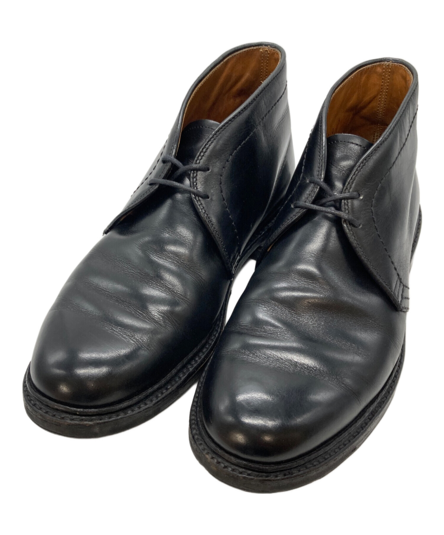 中古・古着通販】Alden (オールデン) カーフチャッカーブーツ ブラック