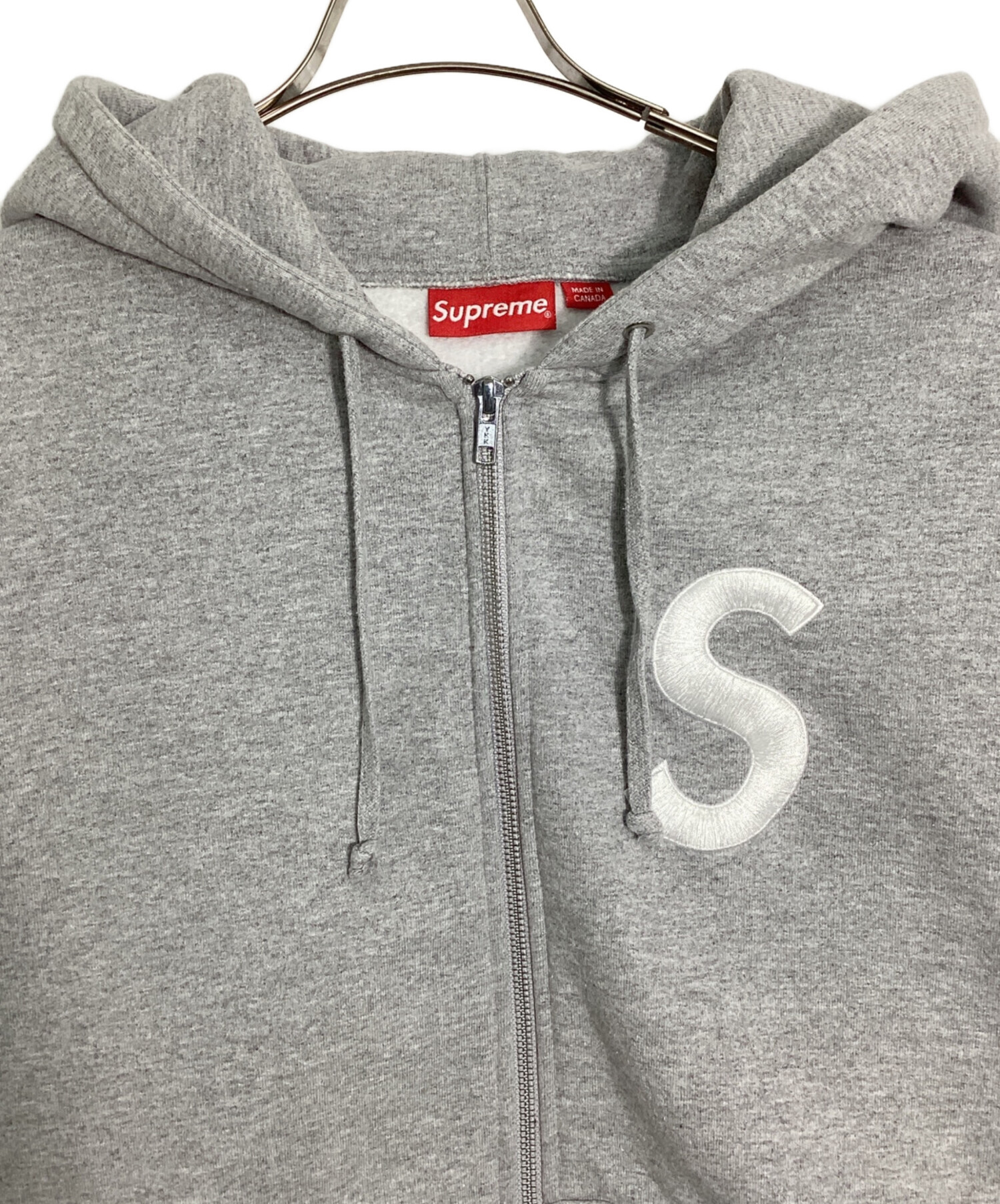 K*U様 Supreme 旧ロゴ刺繍フーディ S サイズ 中古・古着通販】SUPREME (シュプリーム) s logo hooded sweatshirt