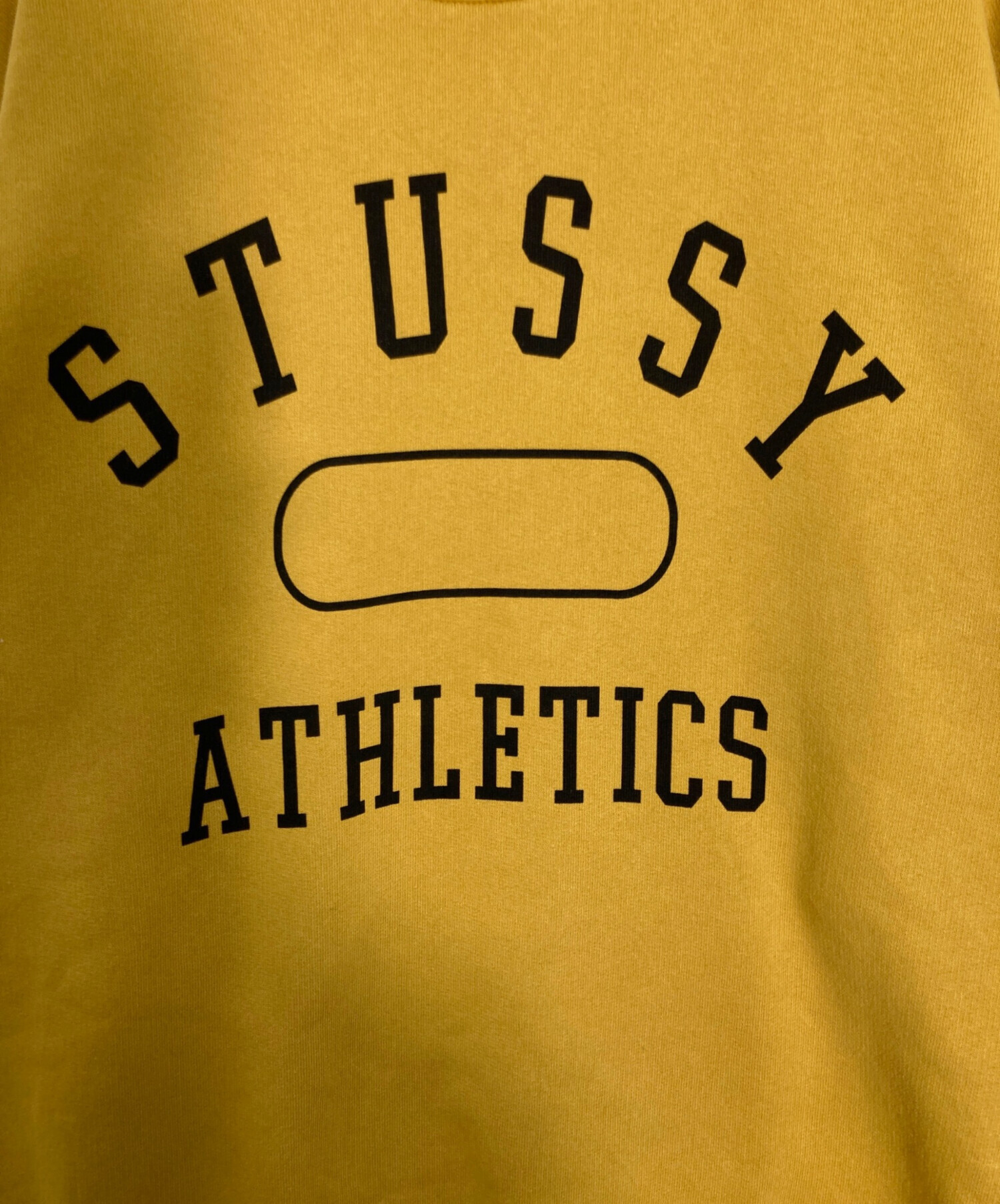 セツコサジテール　ロゴスウェットyellow 中古・古着通販】stussy (ステューシー) アーチロゴスウェット