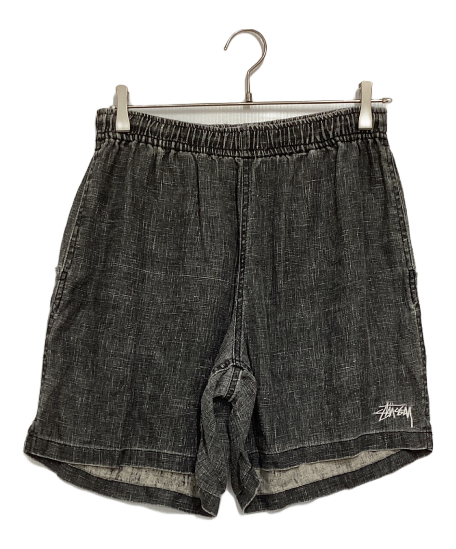 OLD stussy x reyn spooner 限定ショーツ 中古・古着通販】stussy (ステューシー) リネンショーツ ブラック