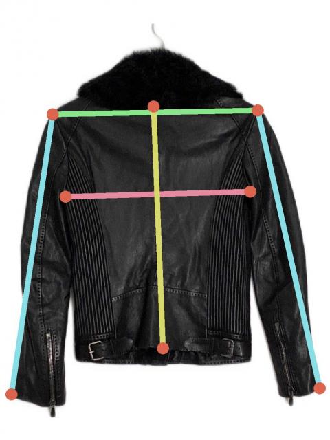 アレキサンダーマックイーン　ライダース　ジャケット 中古・古着通販】ALEXANDER McQUEEN (アレキサンダーマックイーン) 襟
