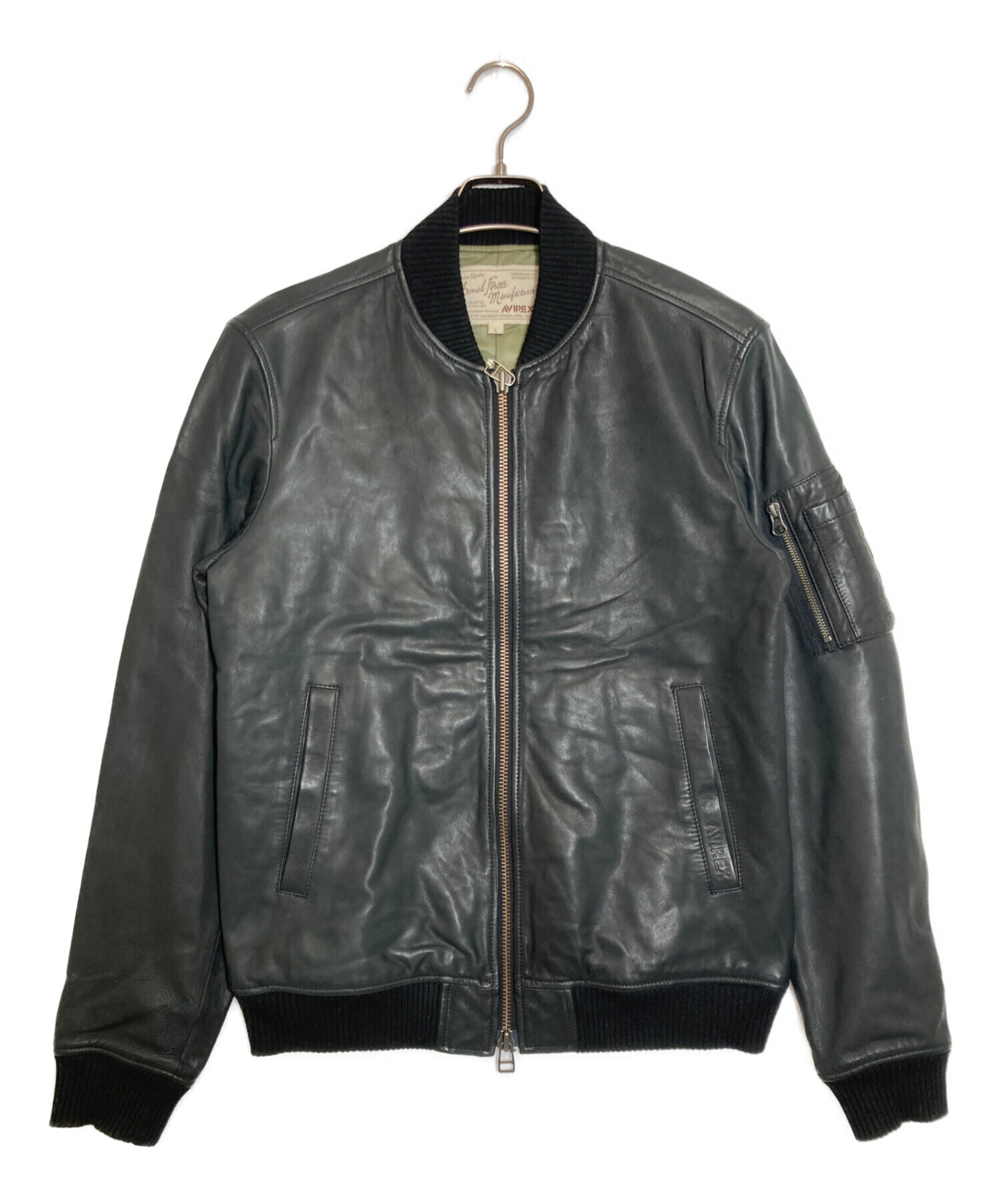 中古・古着通販】AVIREX (アヴィレックス) SOFT LAMB MA-1 TYPE