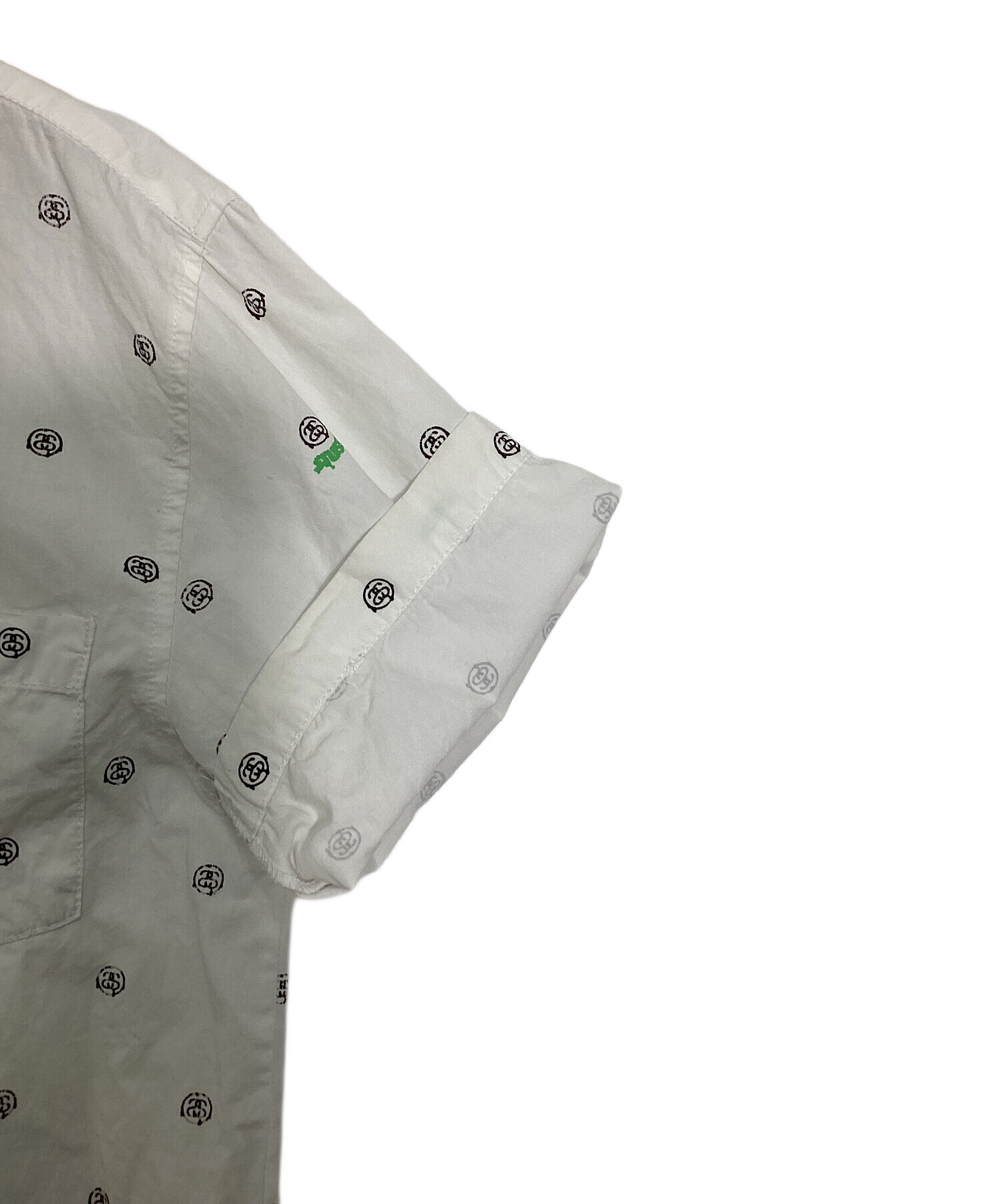 中古・古着通販】stussy (ステューシー) S/S SSロゴ総柄シャツ