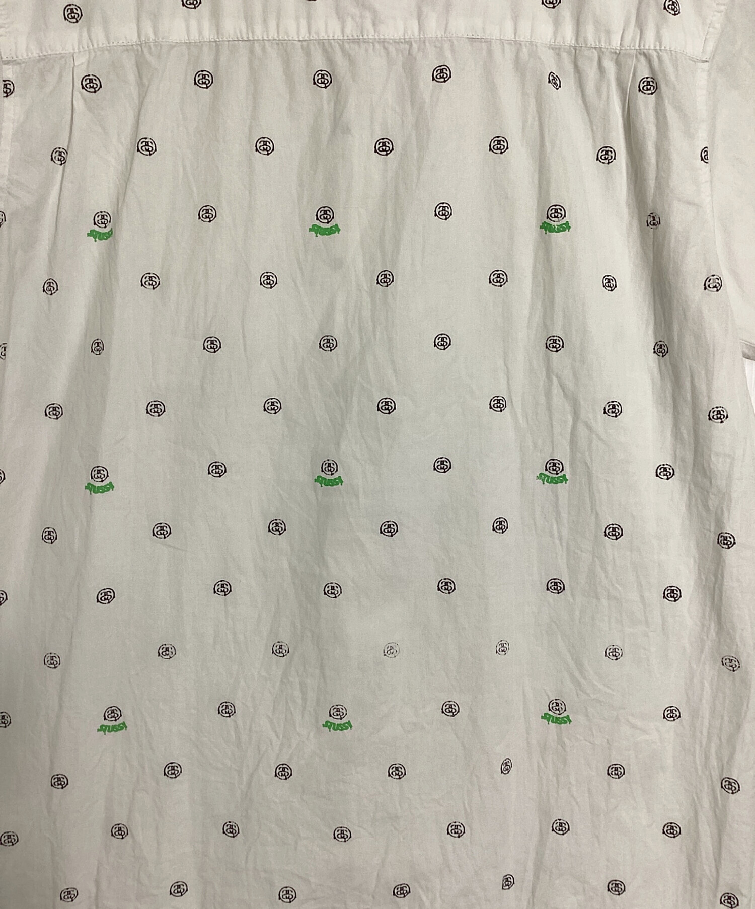 中古・古着通販】stussy (ステューシー) S/S SSロゴ総柄シャツ