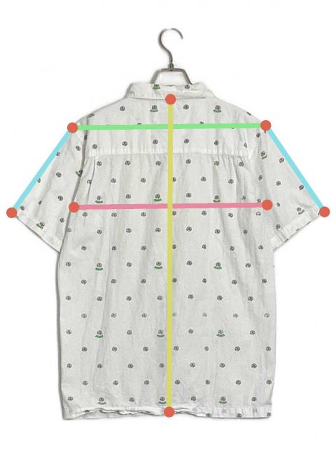 中古・古着通販】stussy (ステューシー) S/S SSロゴ総柄シャツ